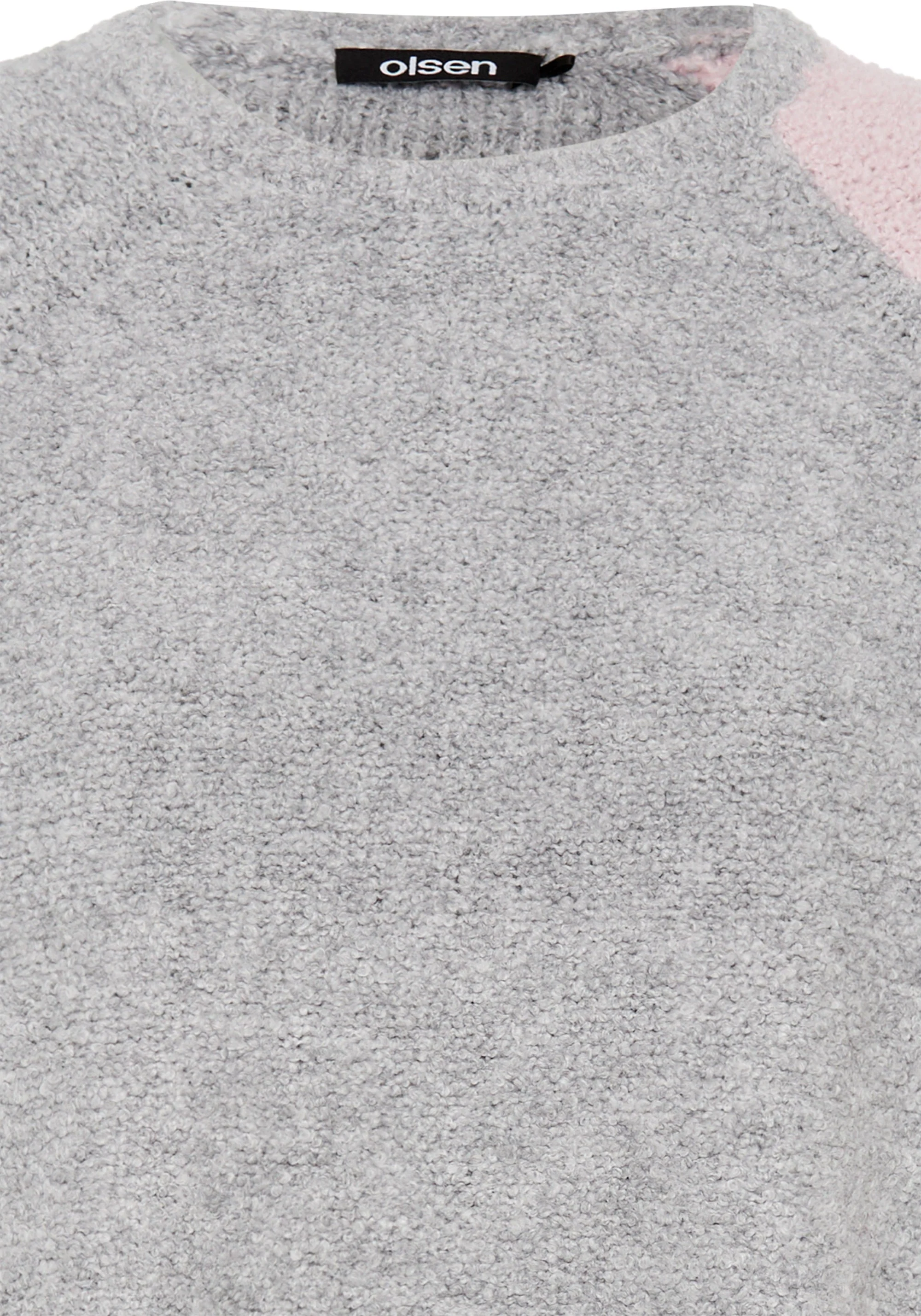 Colour Block Bouclé Sweater - Image 6