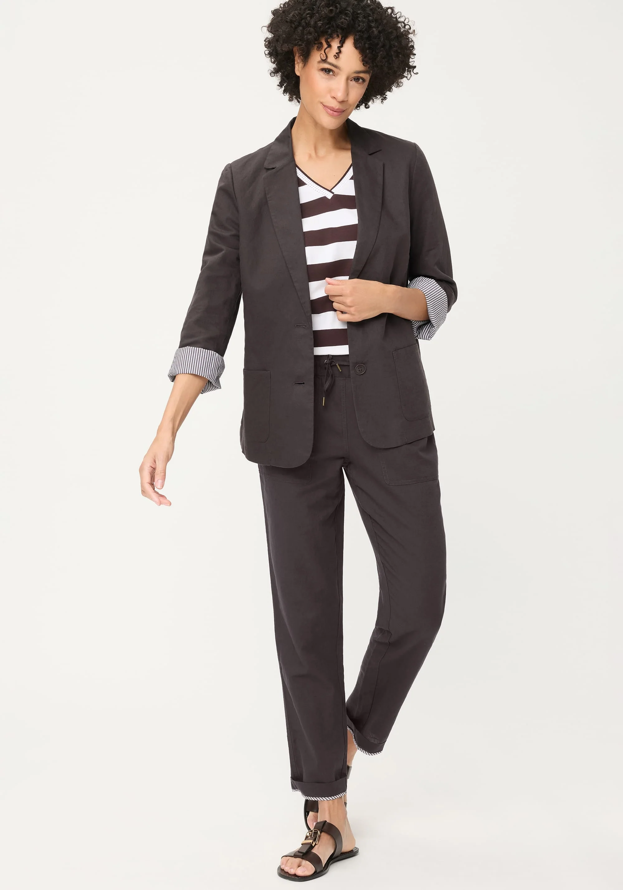 Cotton-Linen Blazer - Image 5