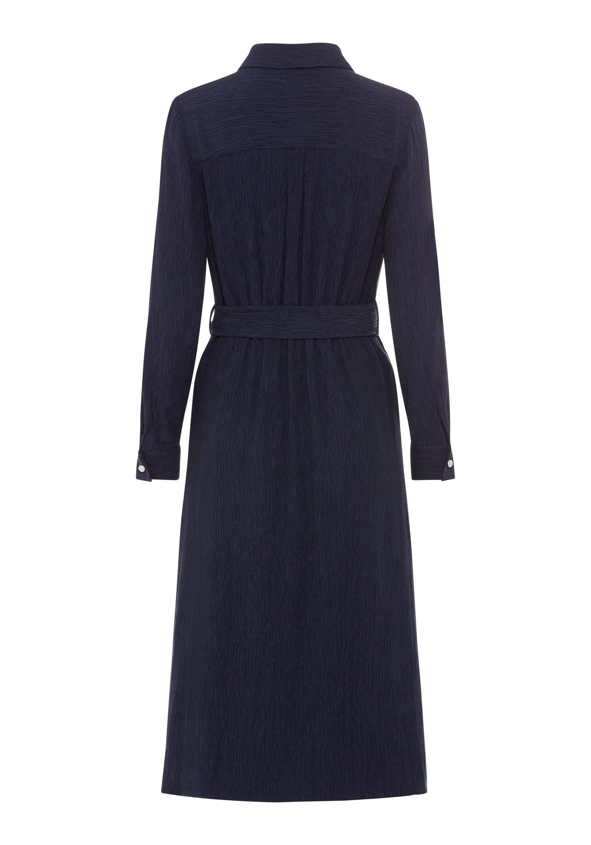 Crinkle A-Line Shirt Dress - Image 7