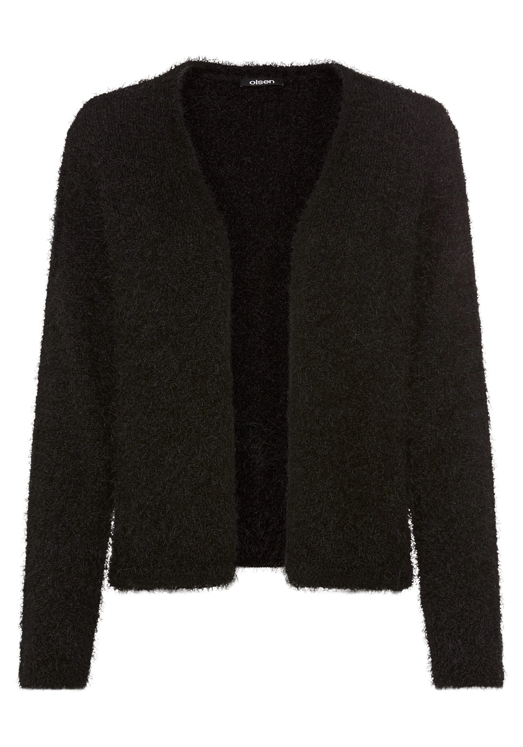 Cropped Feather Yarn Cardigan - Image 6