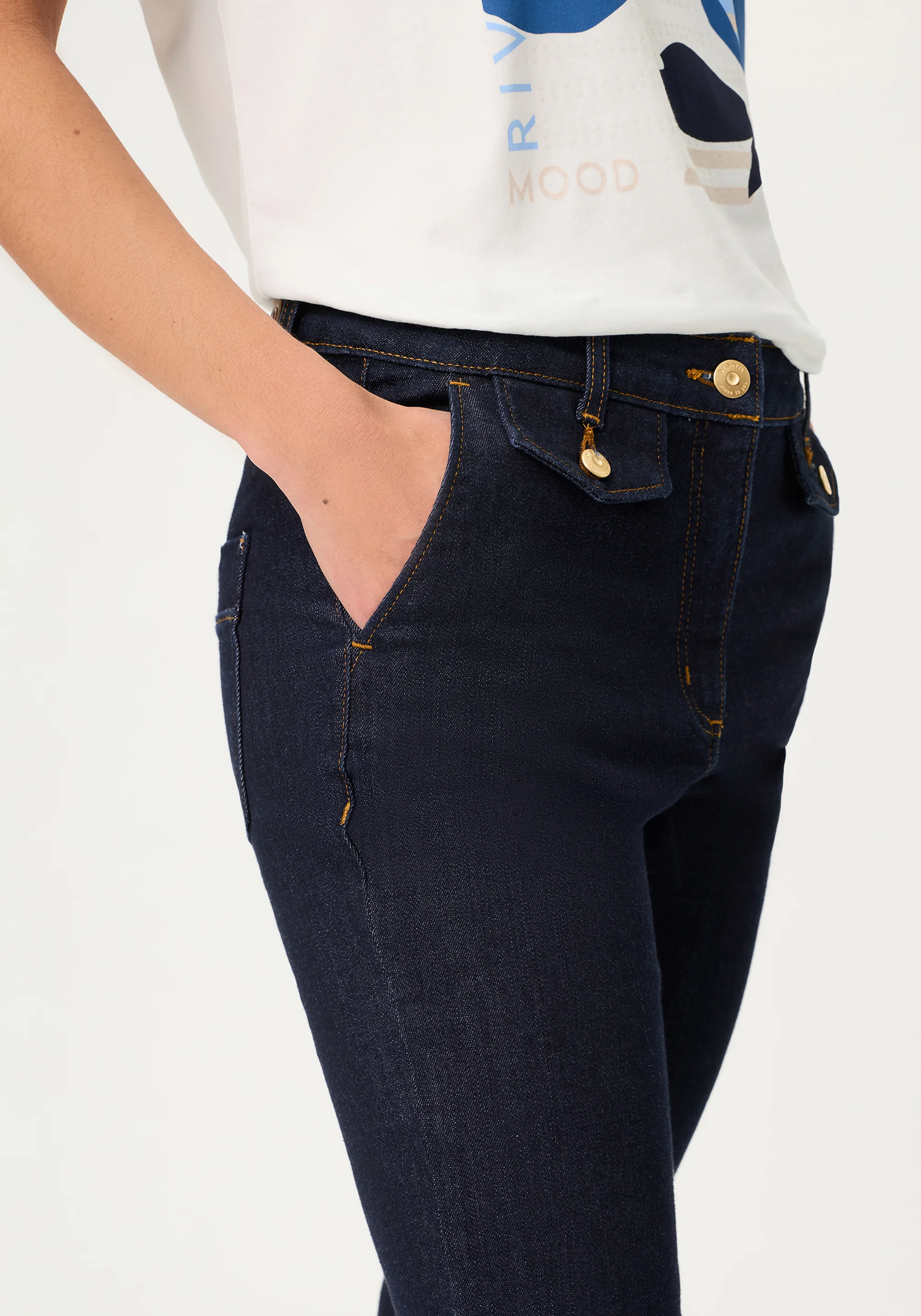 Dark Denim Bootcut Jean - Image 5