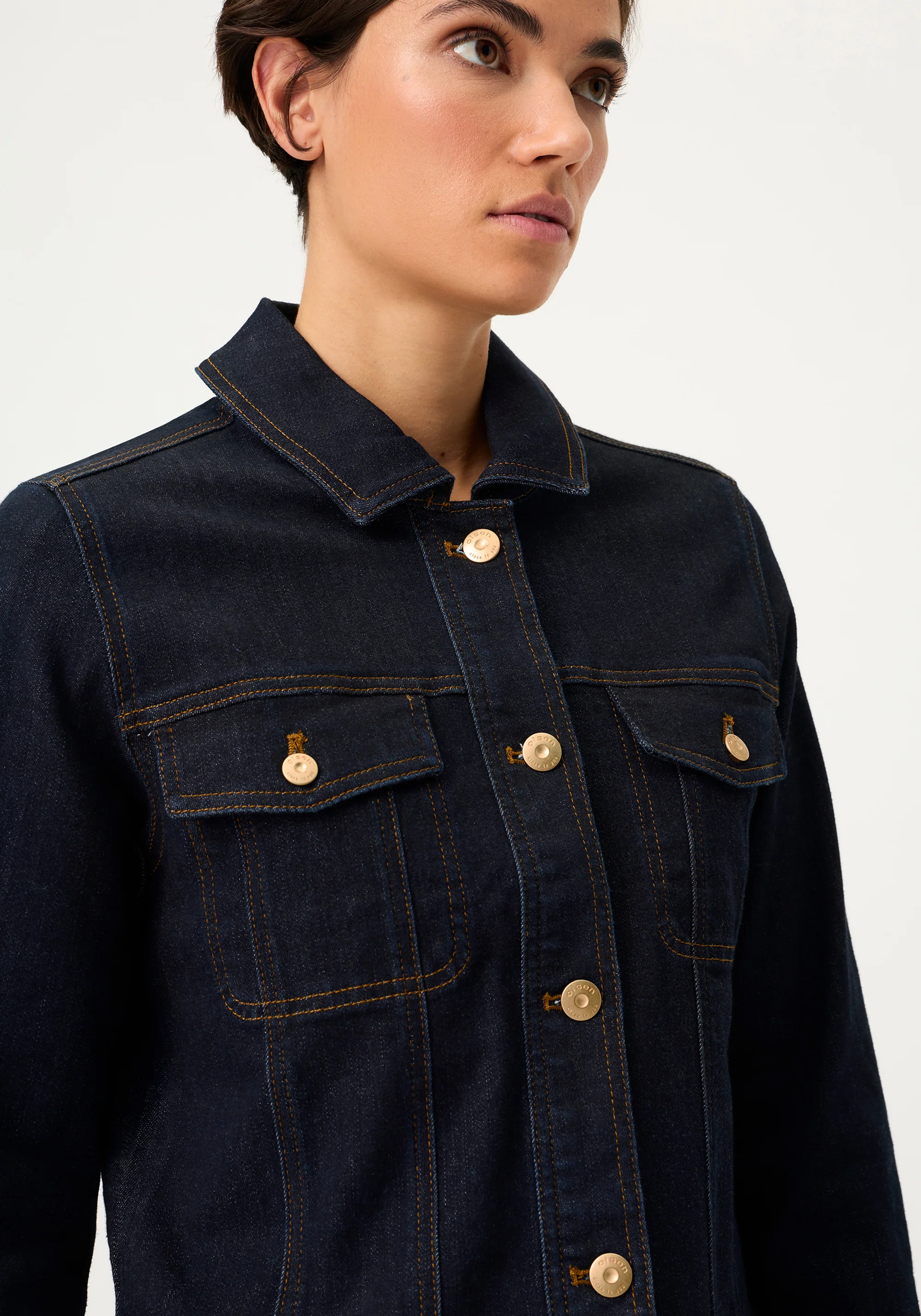 Dark Denim Jacket - Image 4