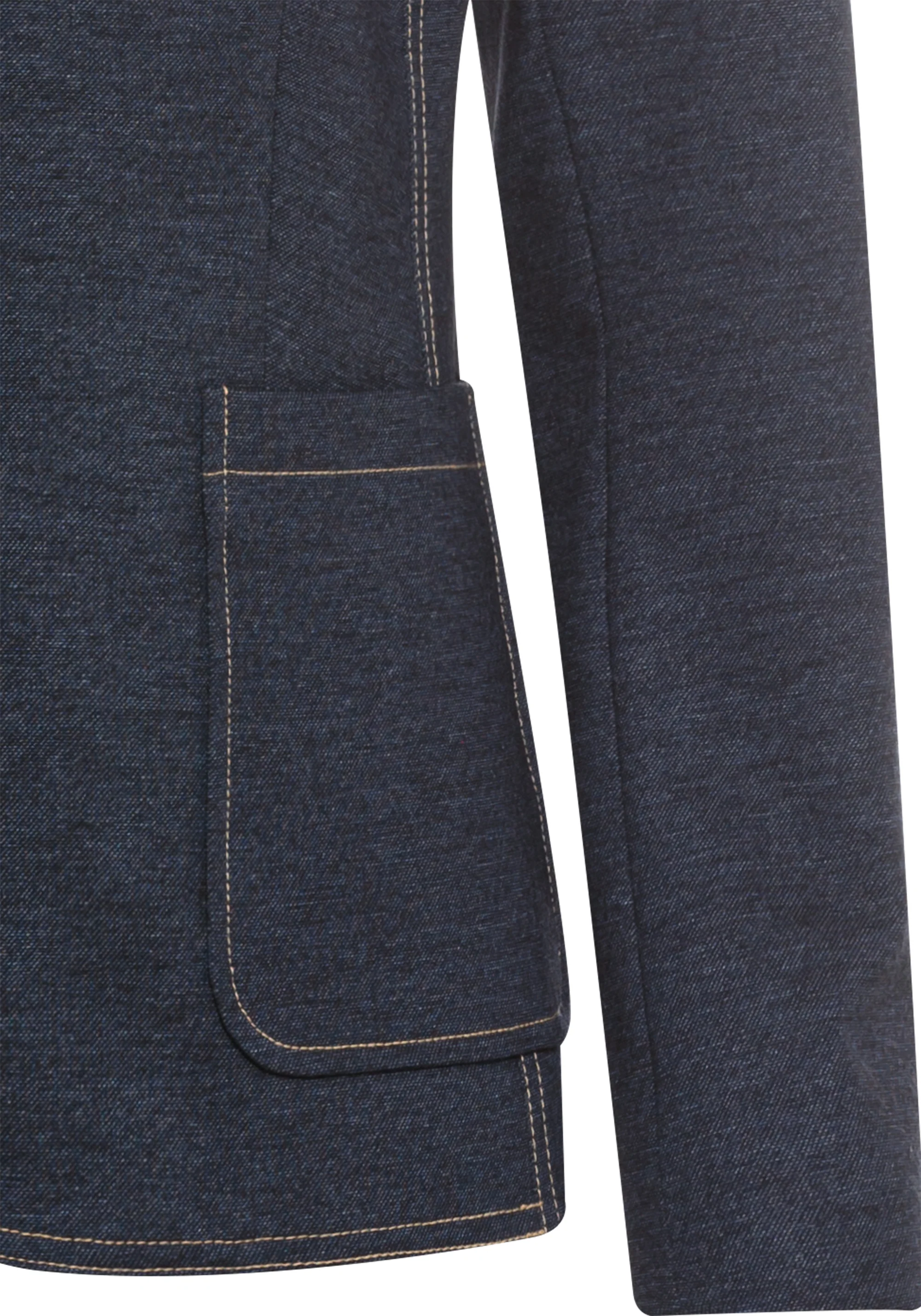 Denim Look Jersey Blazer - Image 5