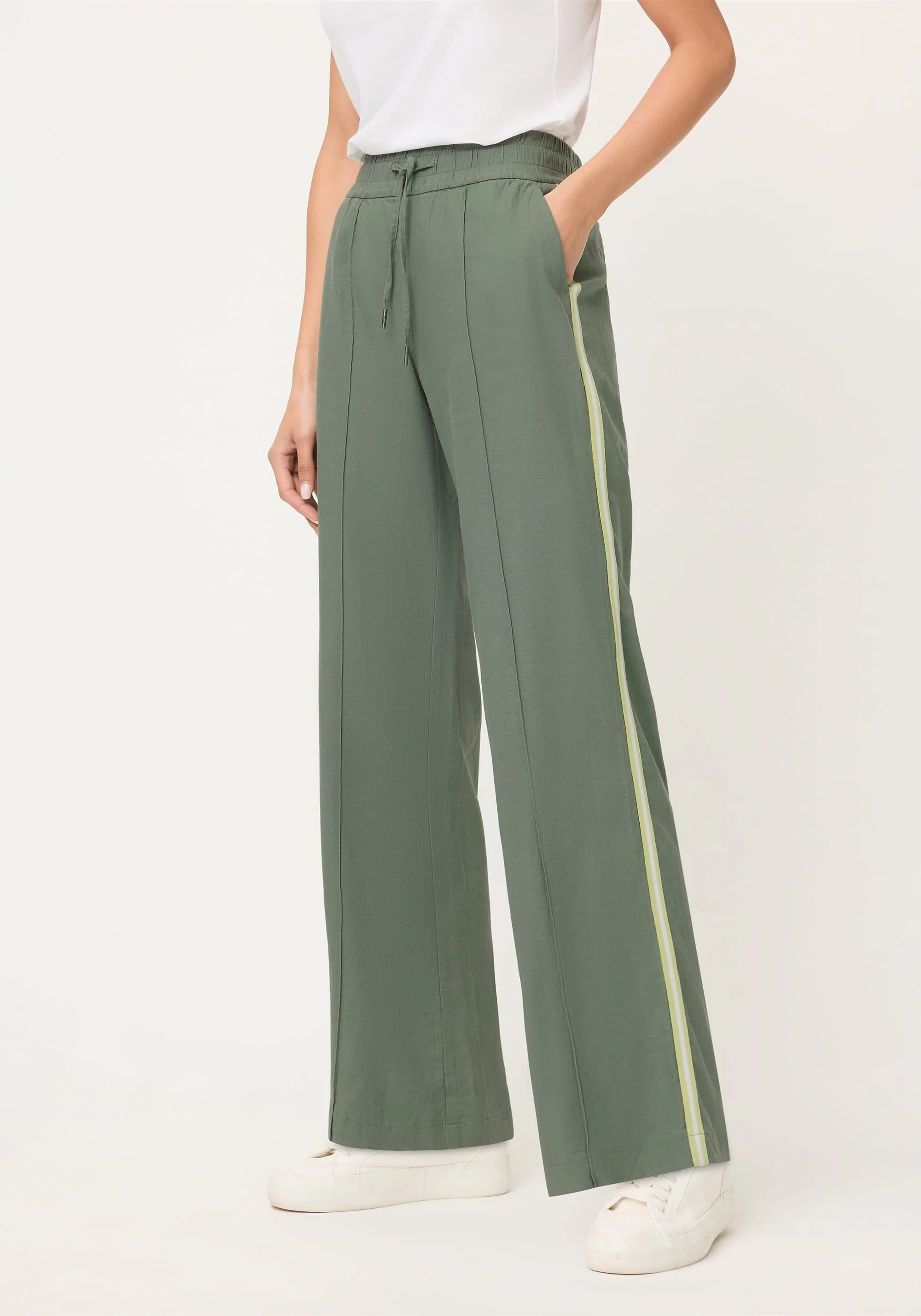 Drawstring Side Stripe Pant - Image 2