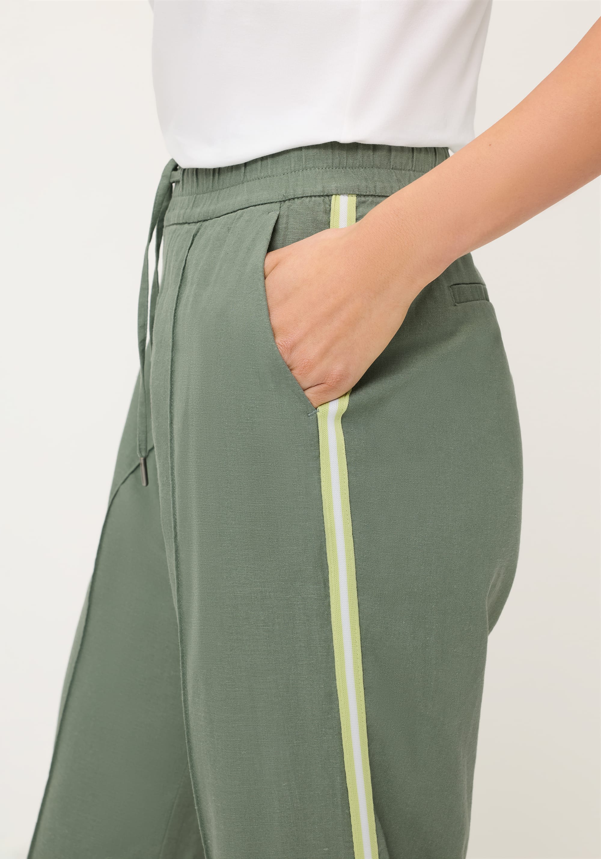 Drawstring Side Stripe Pant - Image 4