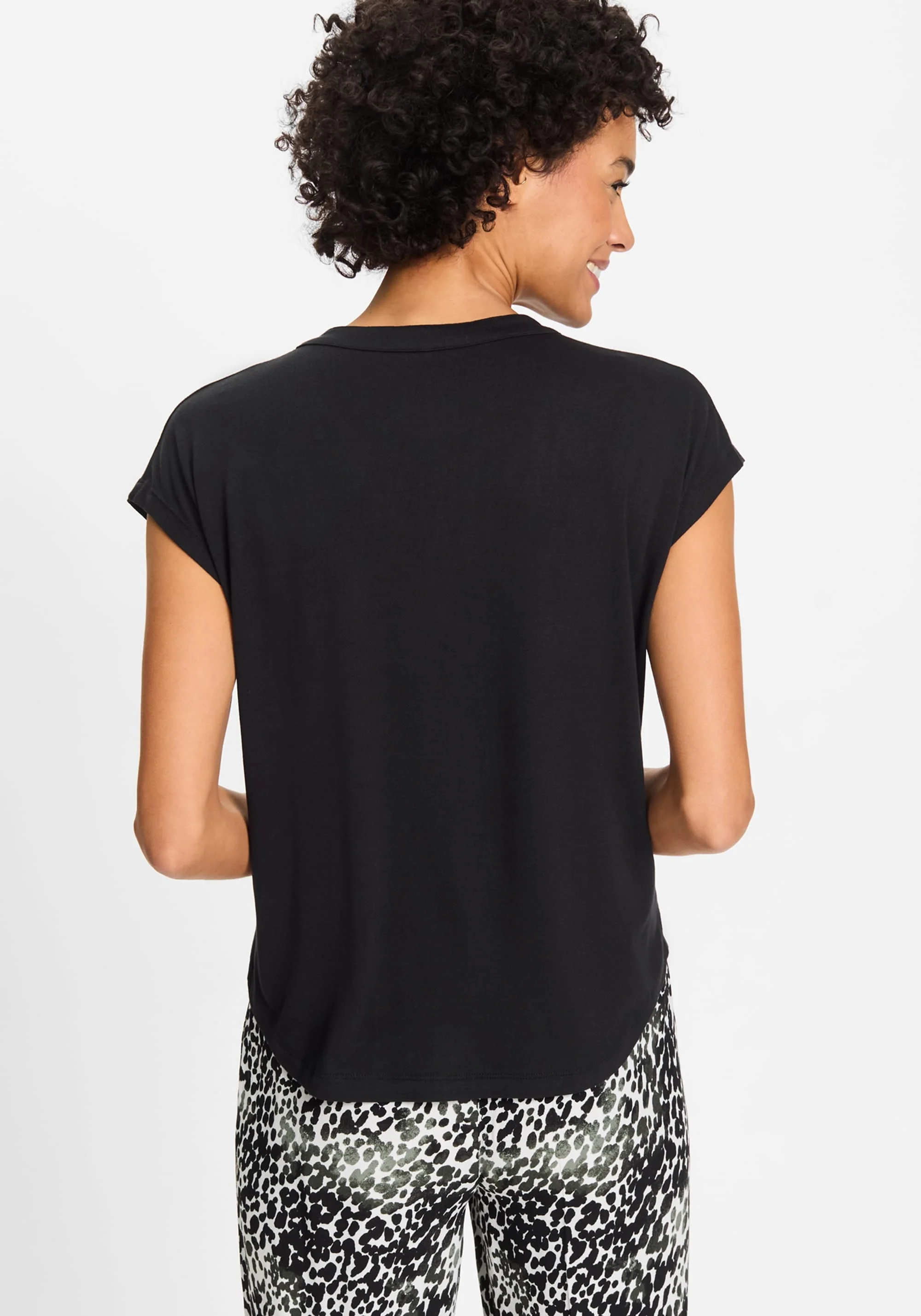 Effortless Jersey Tunic Shirt - Image 2