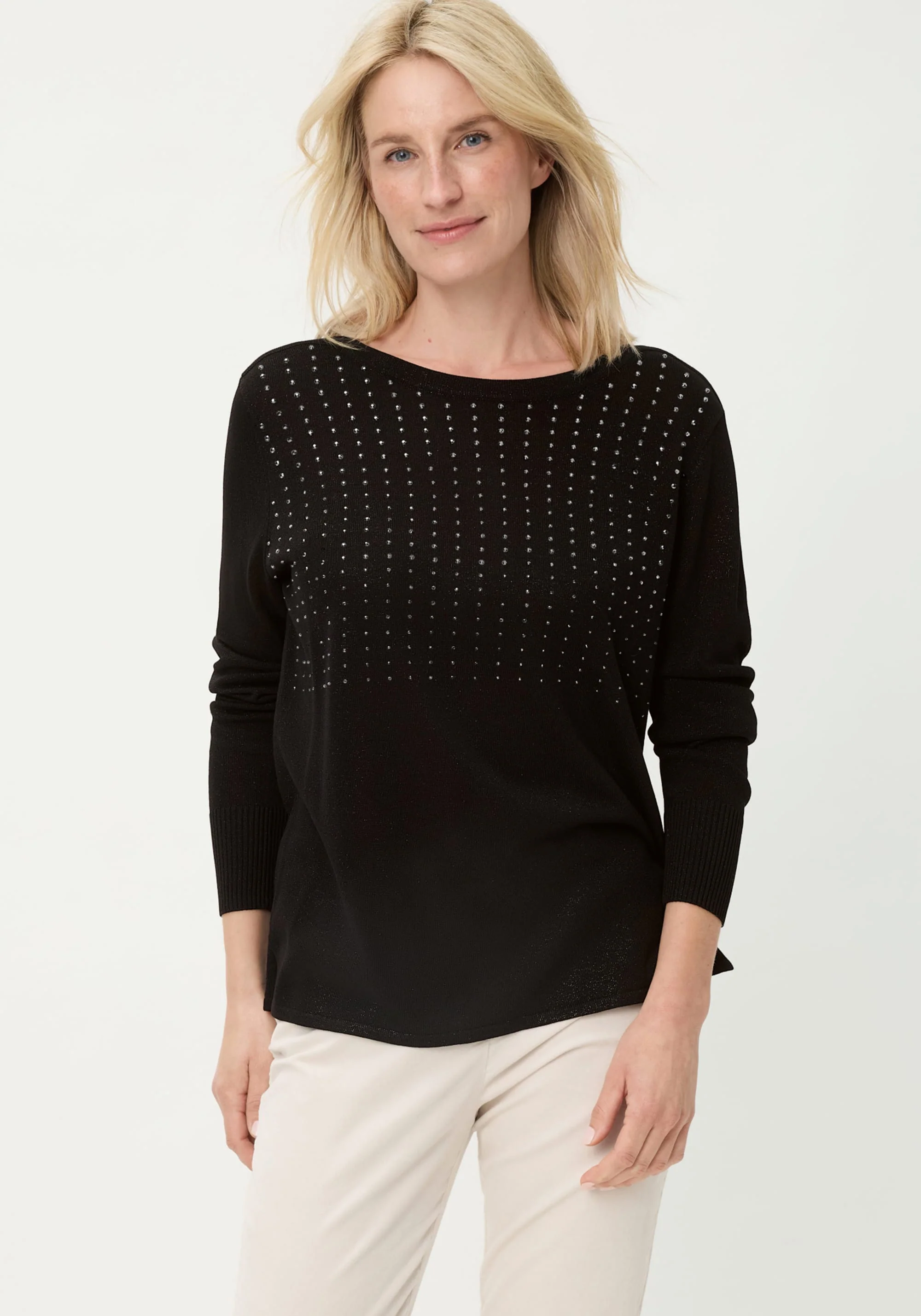 Embellished Fine Gauge Sweater - Image 2