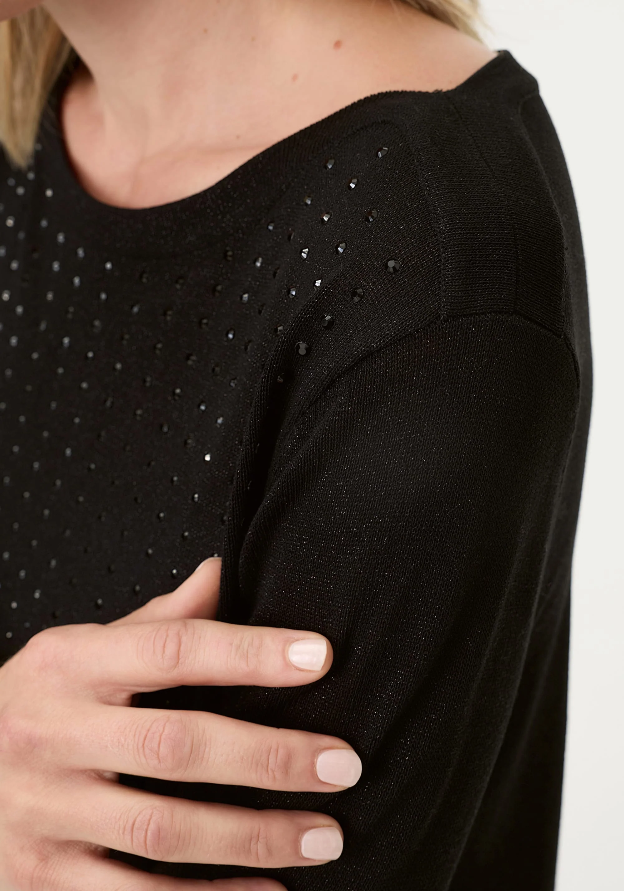Embellished Fine Gauge Sweater - Image 4