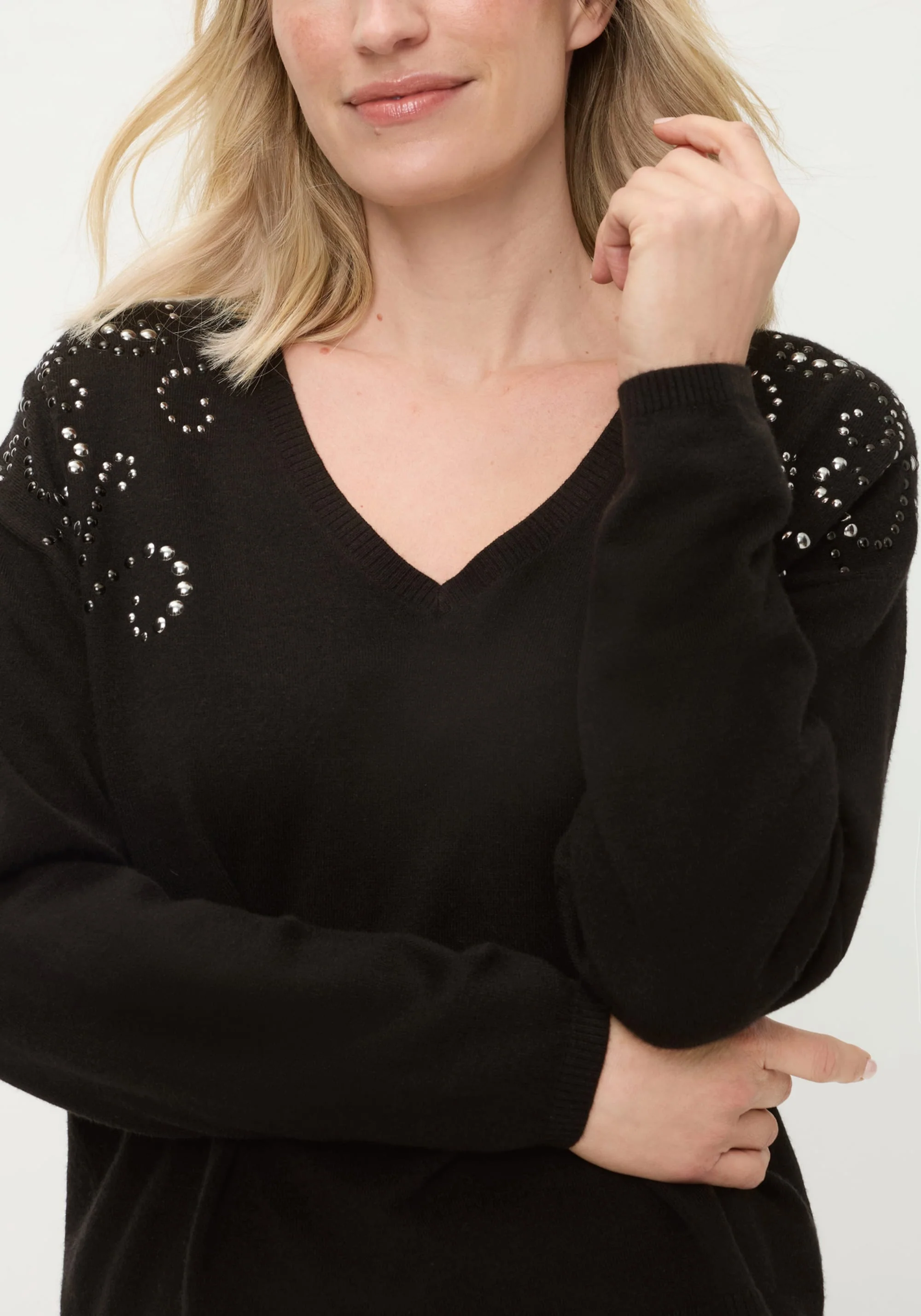 Embellished Fine Gauge Sweater - Image 4