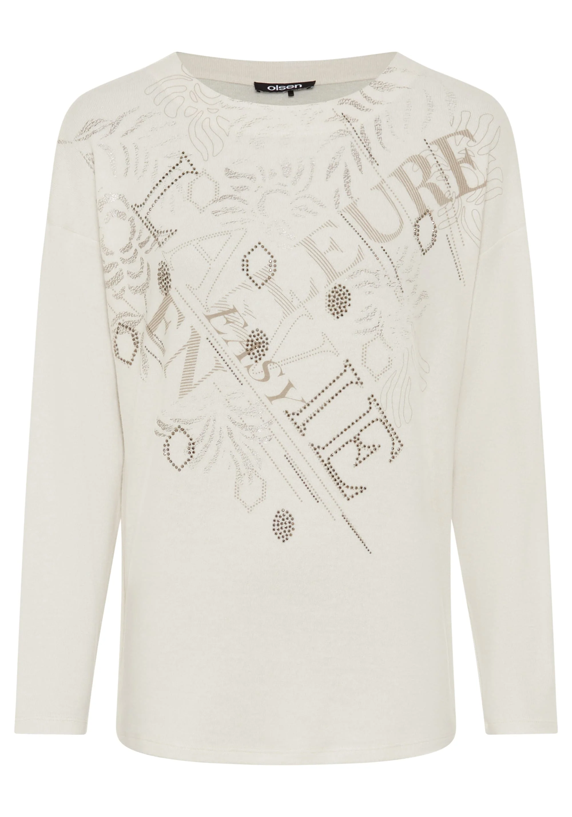 Embellished Mixed Motif Jersey Top - Image 6