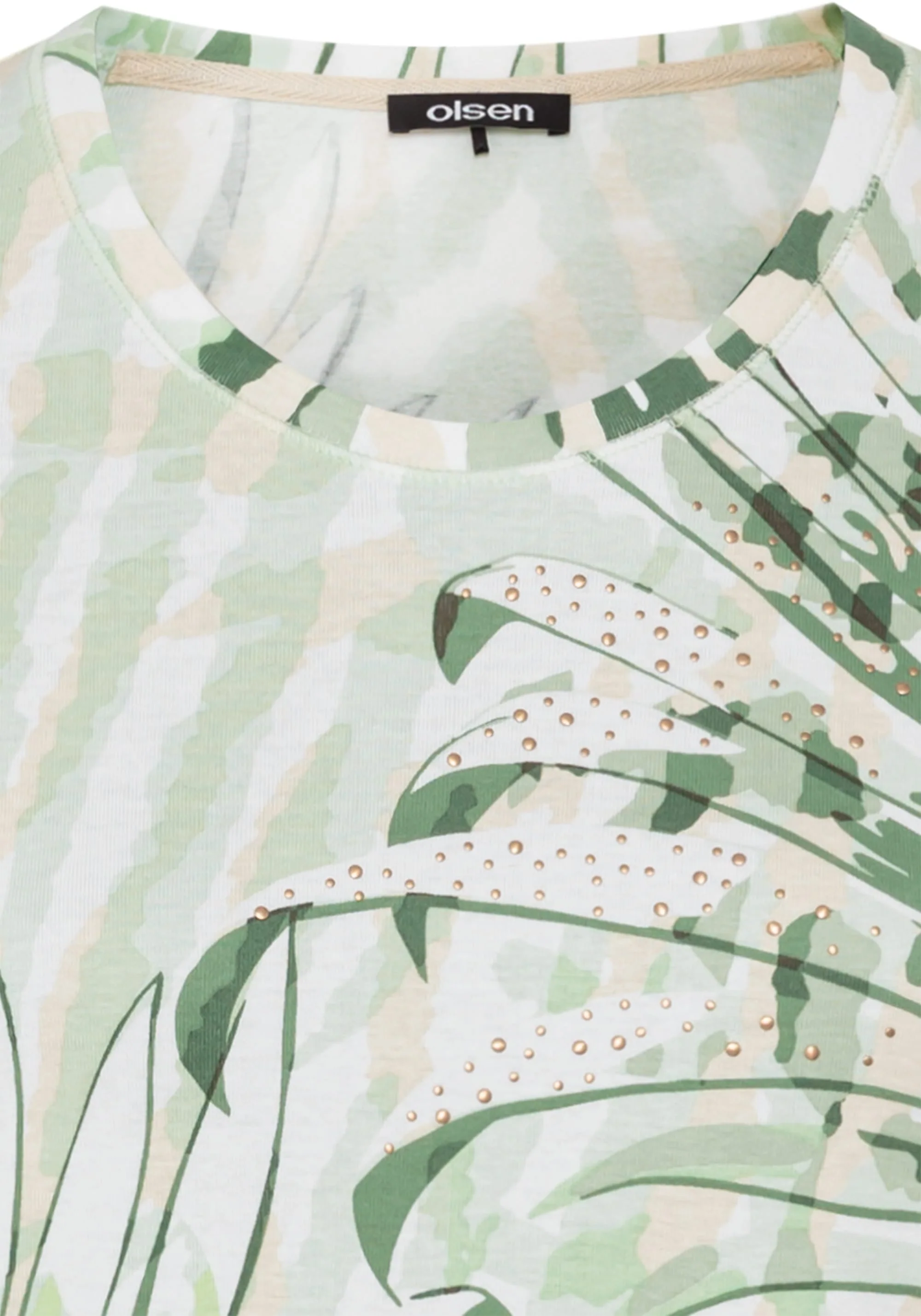 Embellished Palm Print T-Shirt - Image 5