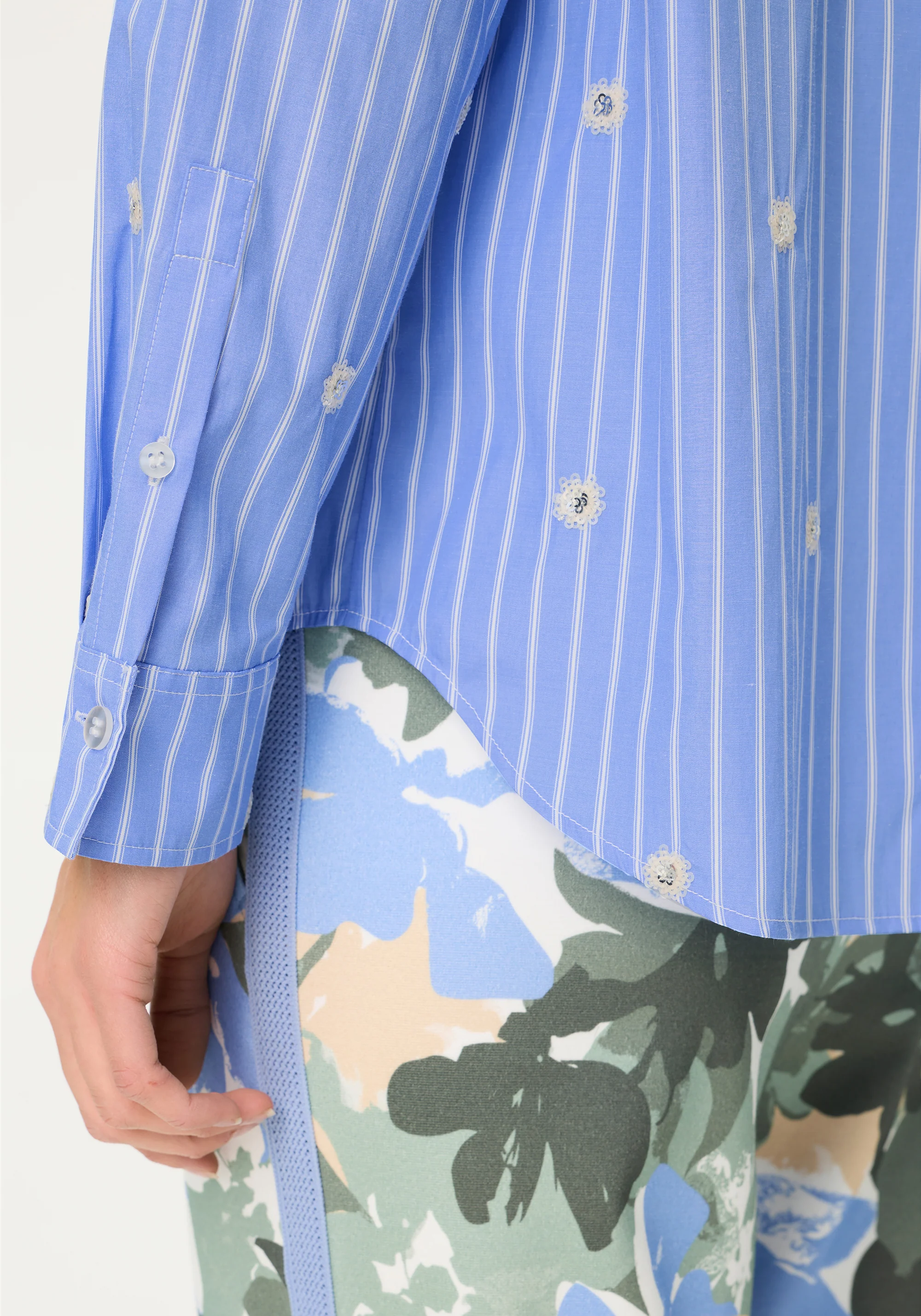 Embellished Stripe Shirt - Image 3