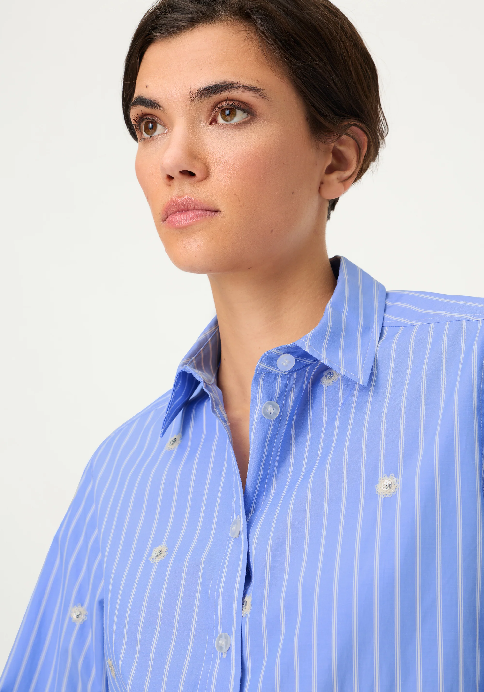Embellished Stripe Shirt - Image 4