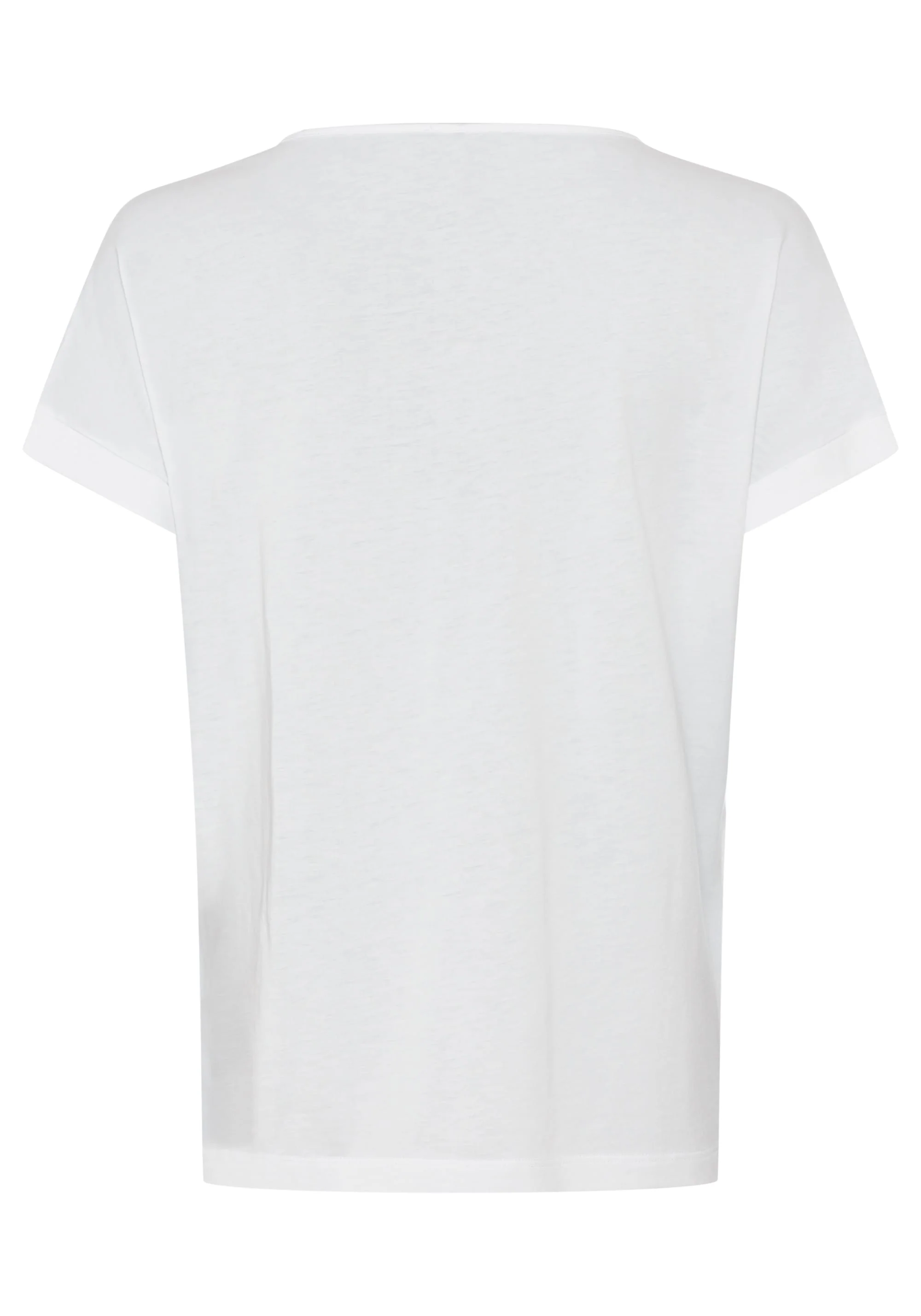 Embroidered Mixed Media T-Shirt - Image 4