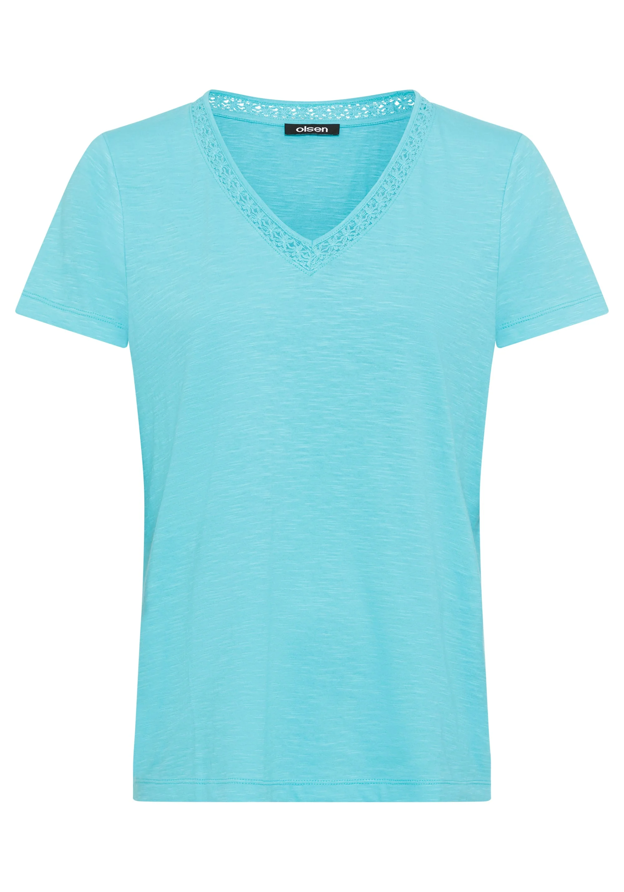 Embroidered Neck T-Shirt - Image 3
