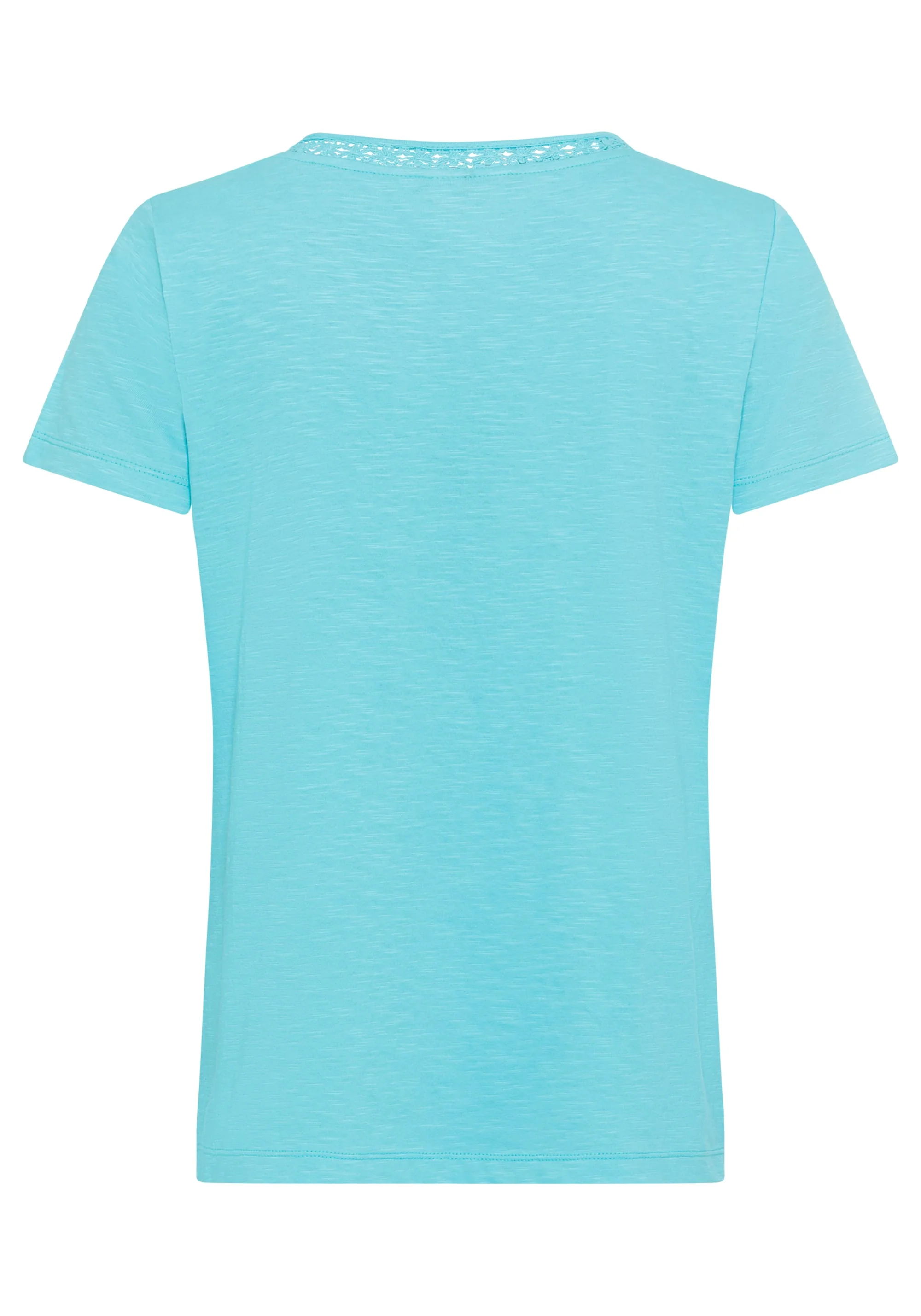 Embroidered Neck T-Shirt - Image 4