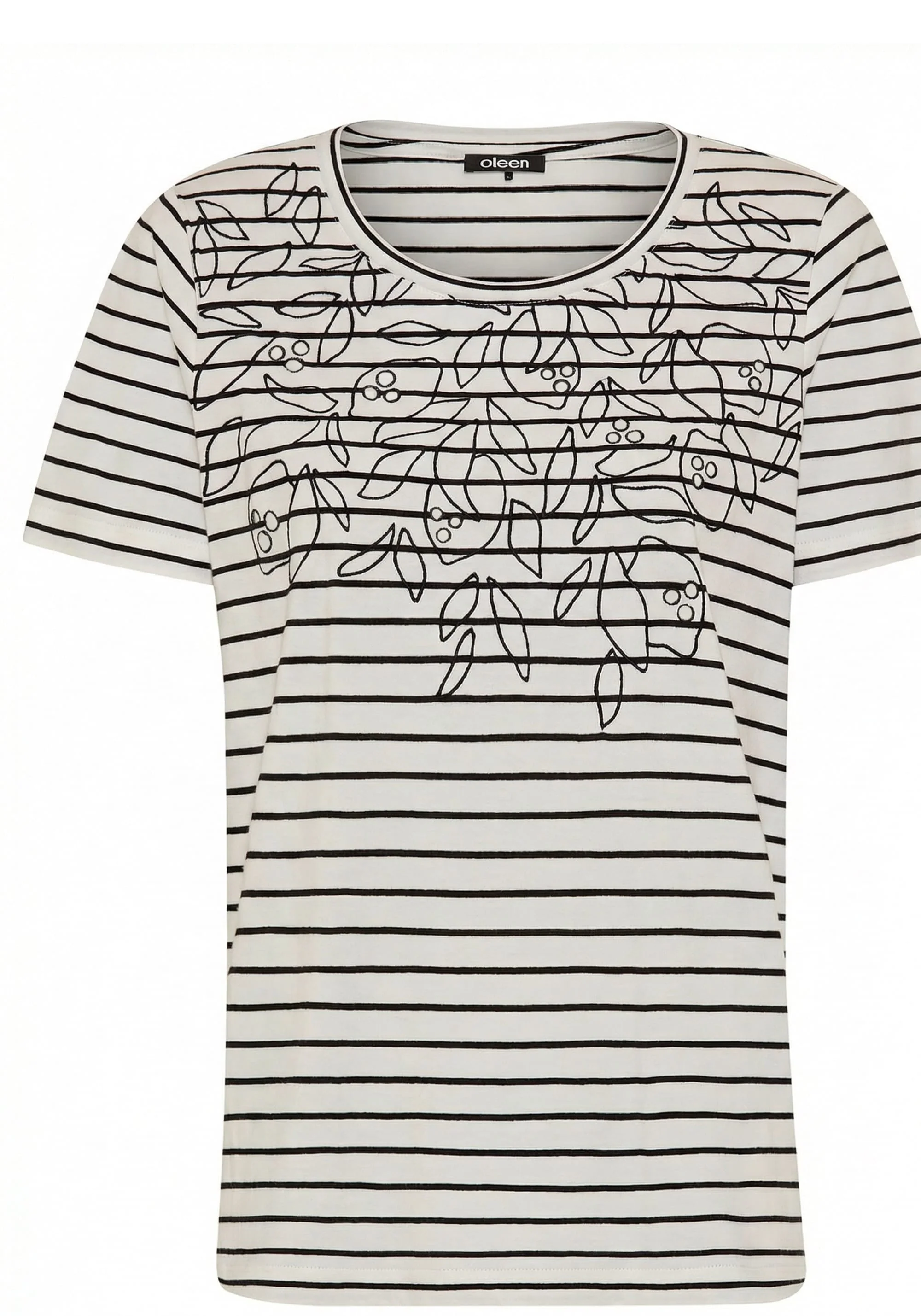 Embroidered Stripe T-Shirt - Image 5