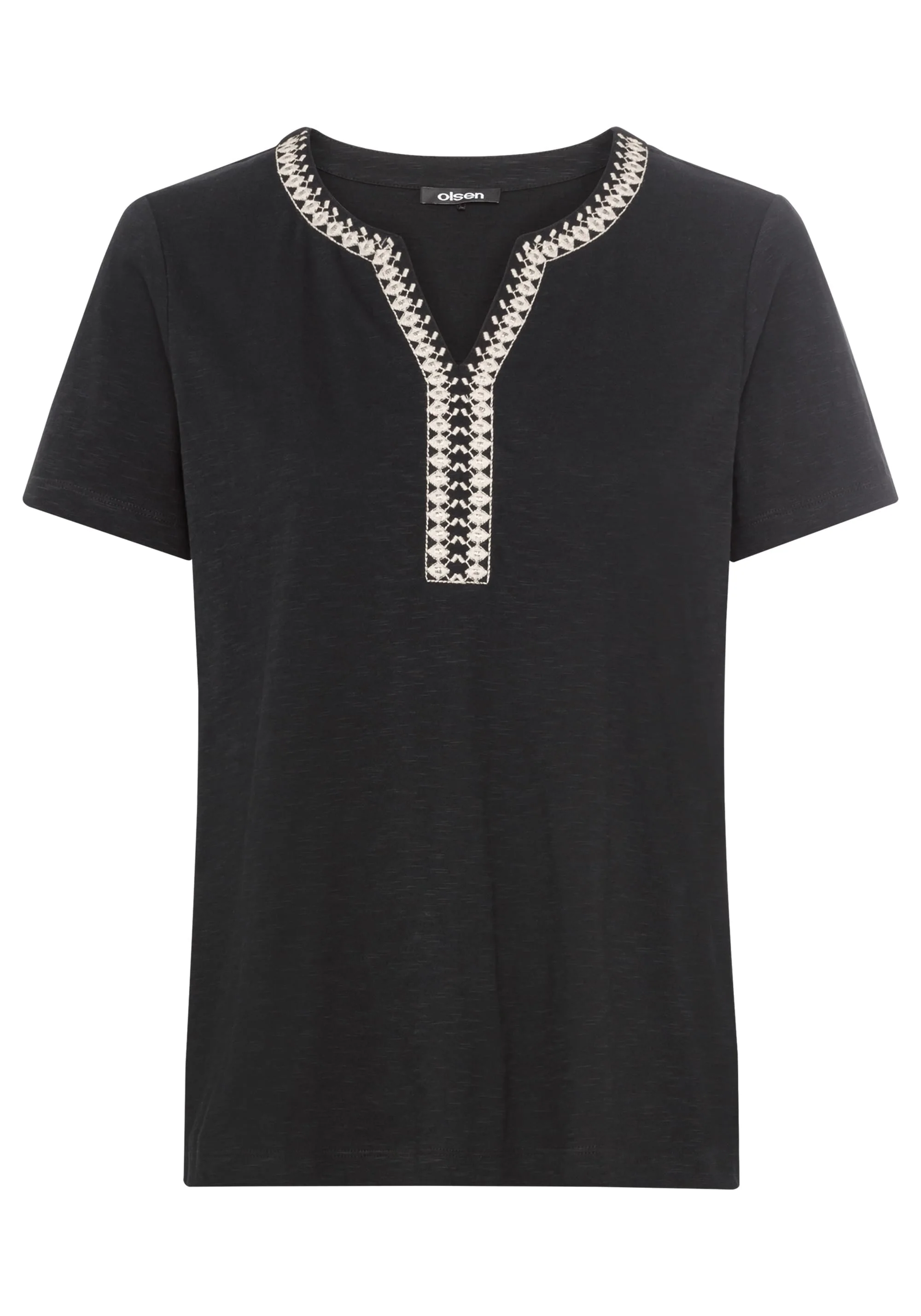 Embroidered Trim T-Shirt - Image 3