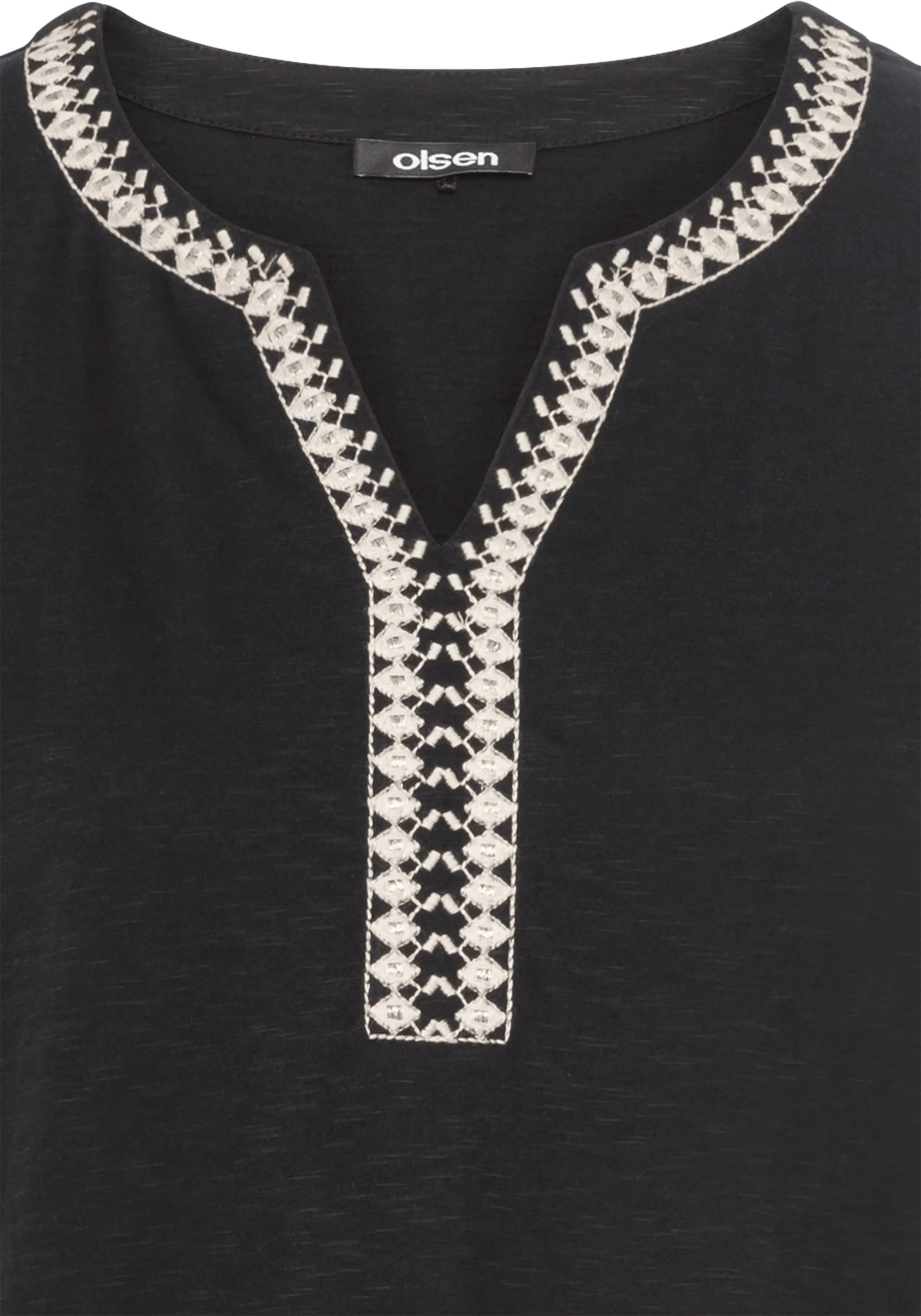 Embroidered Trim T-Shirt - Image 5
