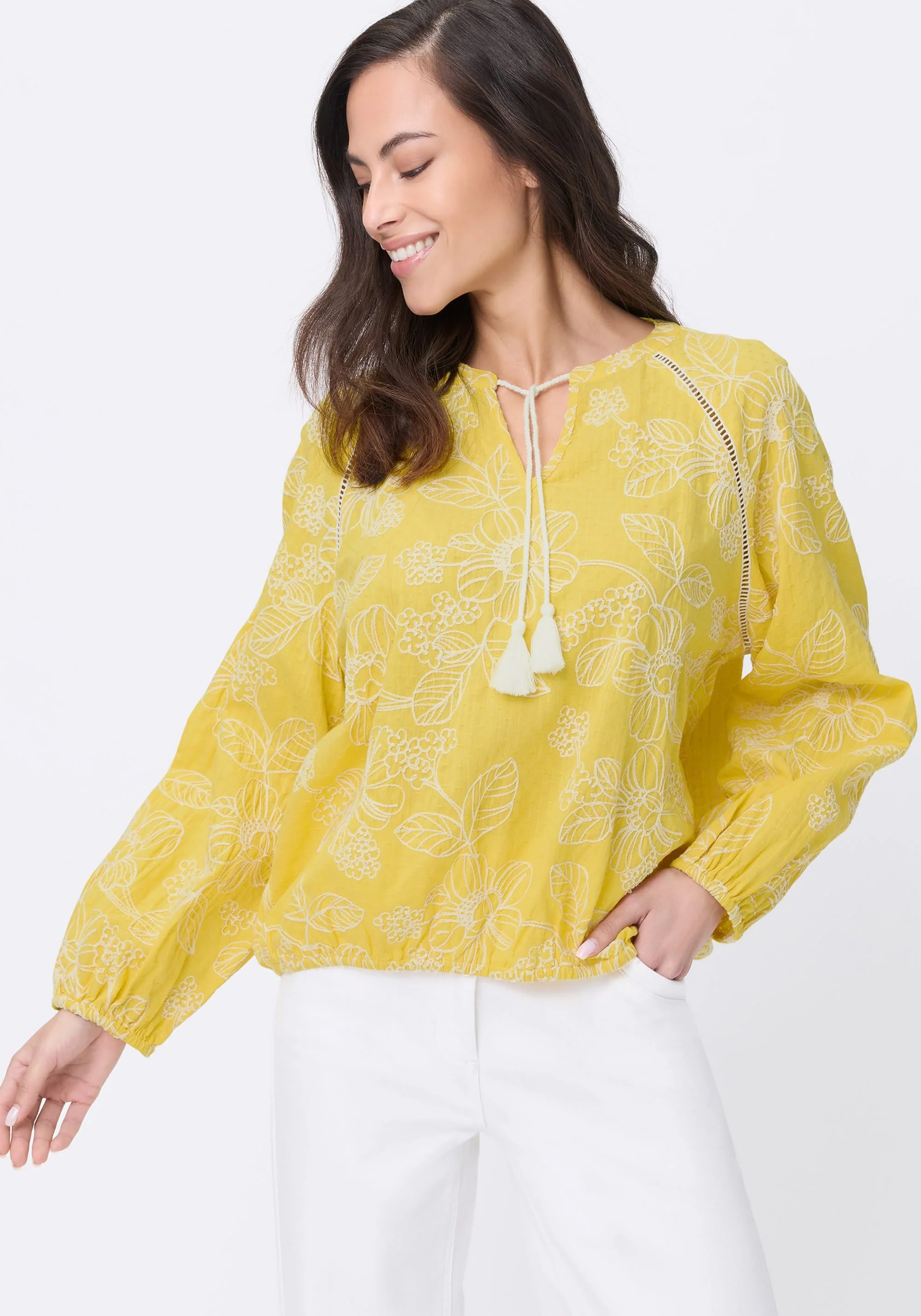 Embroidered Tunic Blouse - Image 2