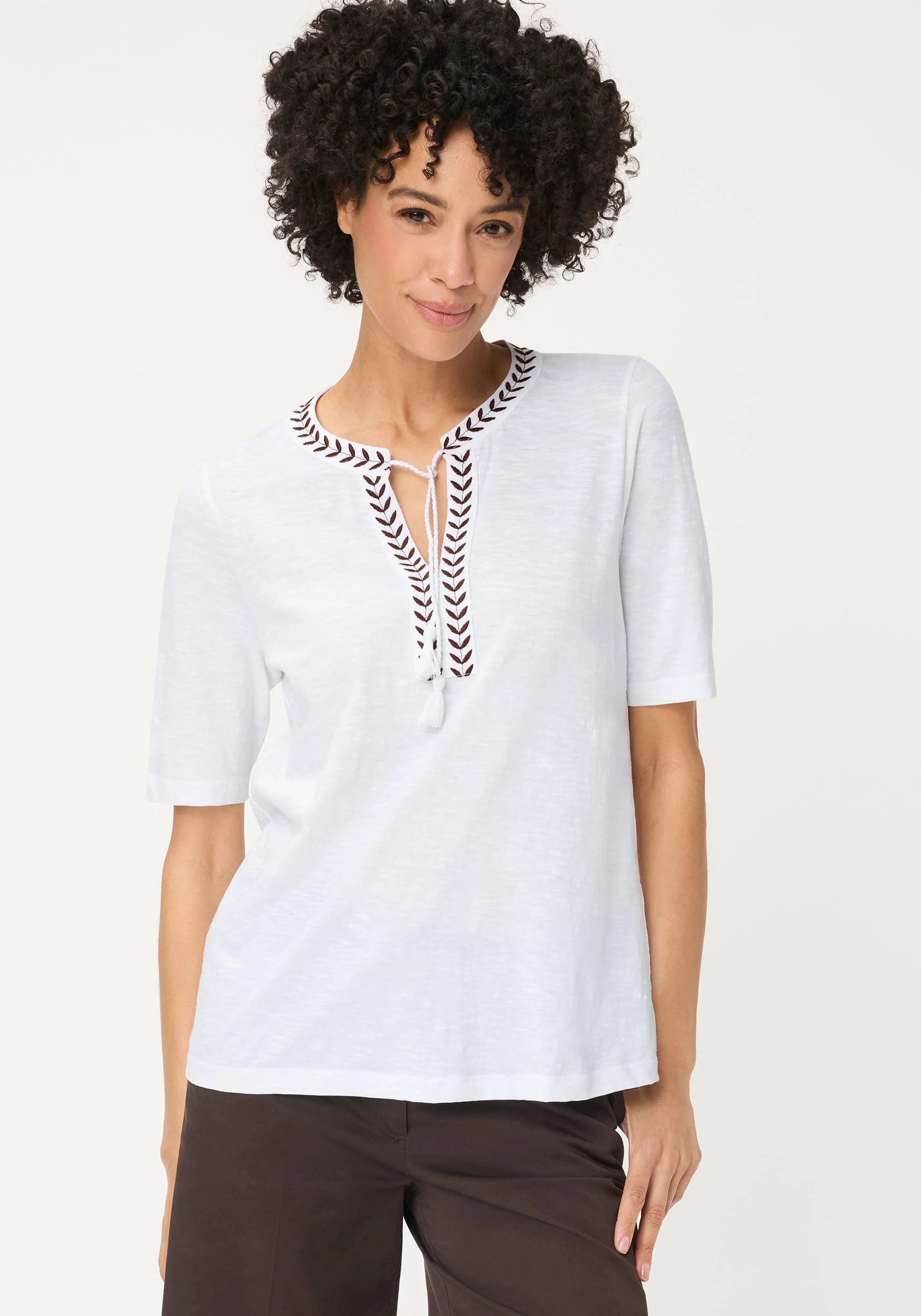 Embroidered Tunic T-Shirt - Image 2