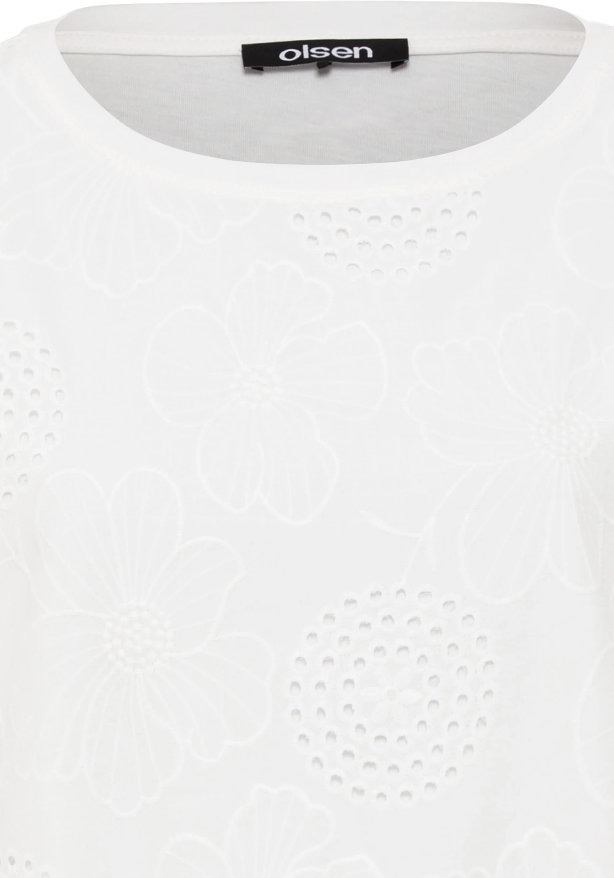 Eyelet Embroidered T-Shirt - Image 5