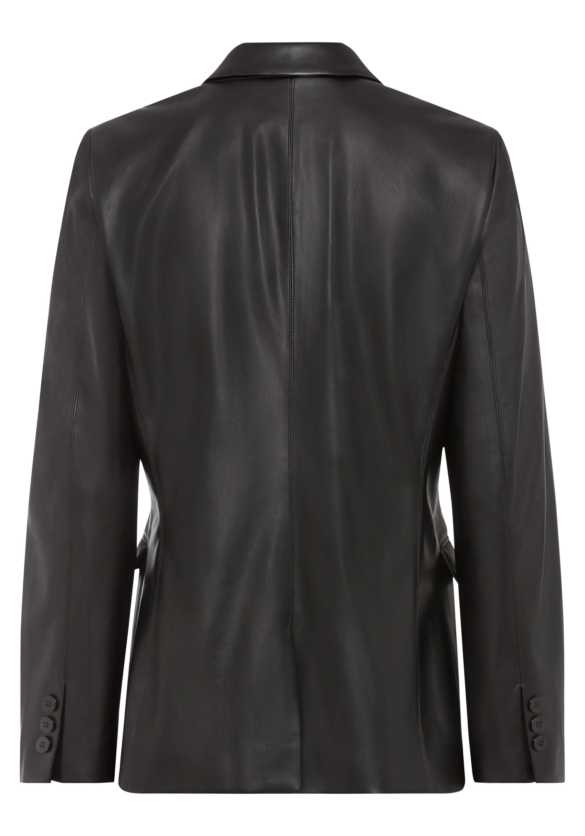 Faux Leather Blazer - Image 7