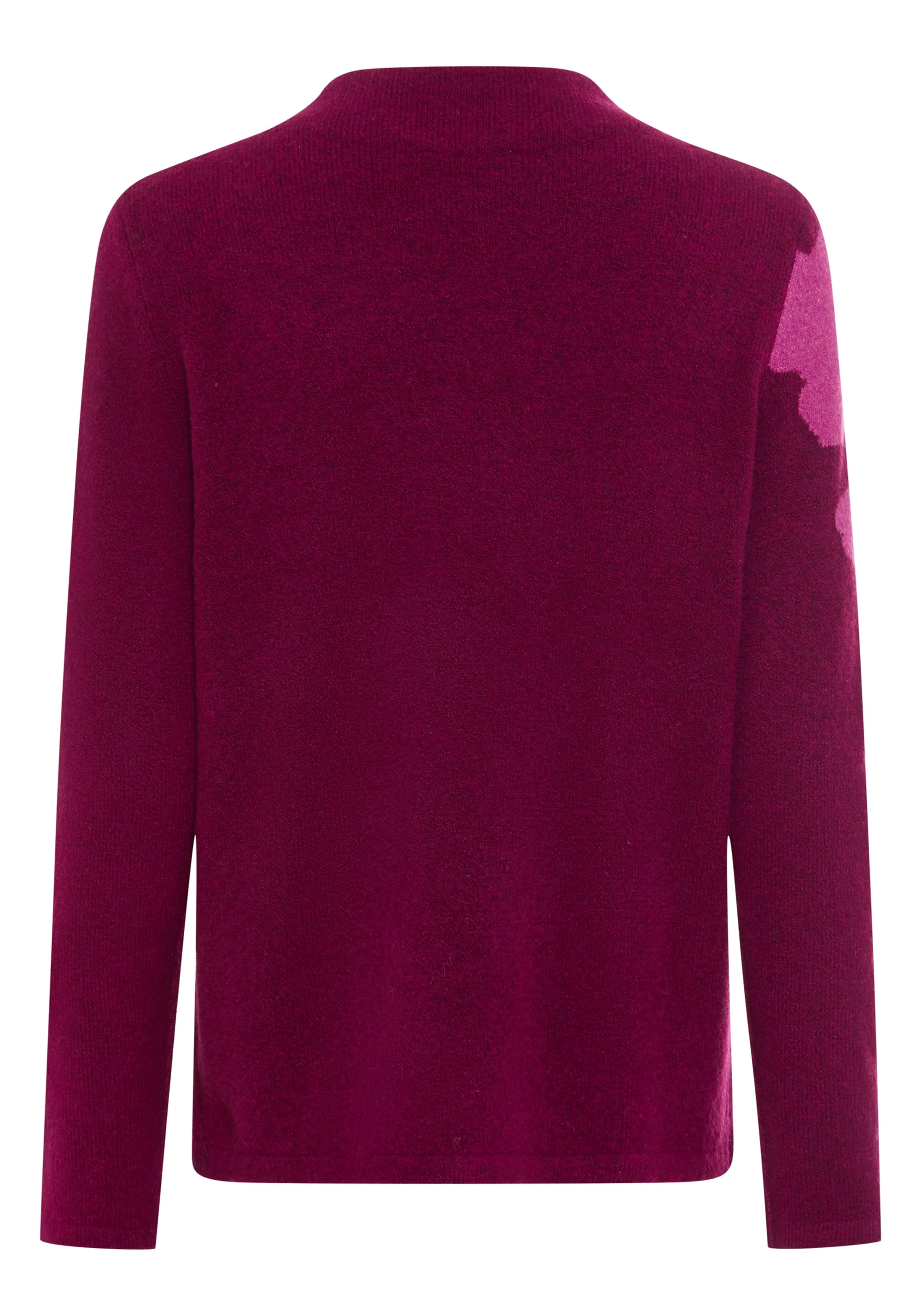 Floral Intarsia Mock Neck Sweater - Image 9