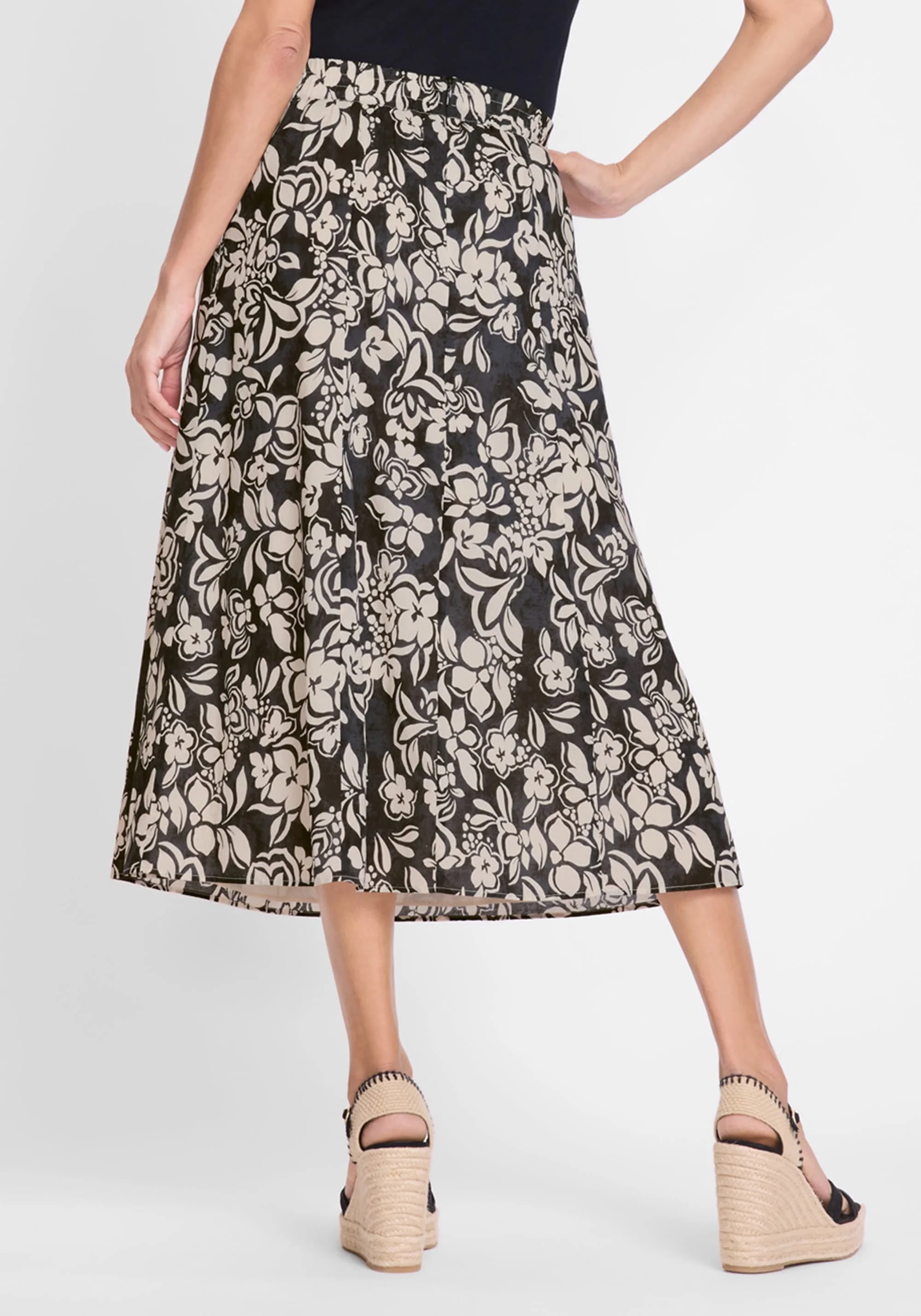 Floral Midi Skirt - Image 3