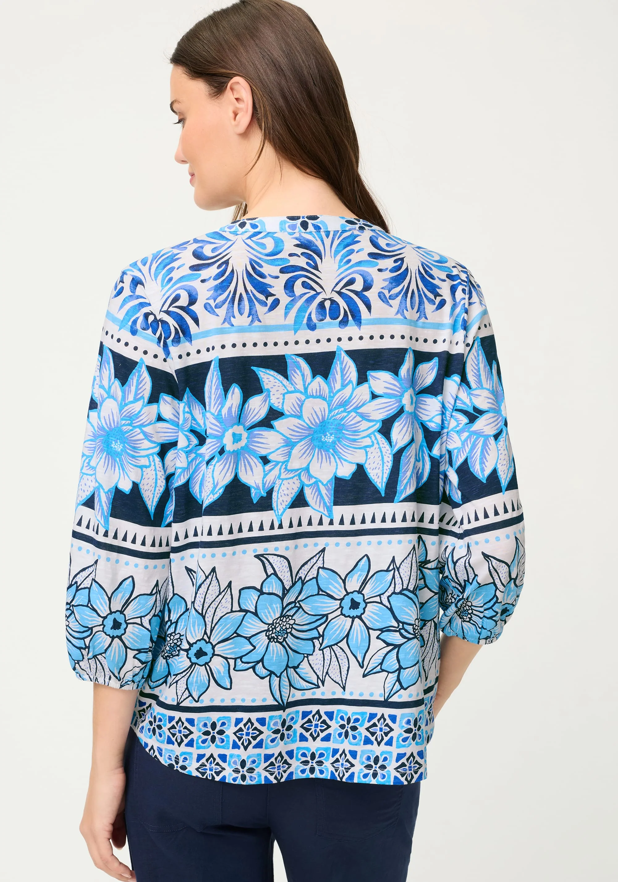 Floral Panneaux T-Shirt - Image 3