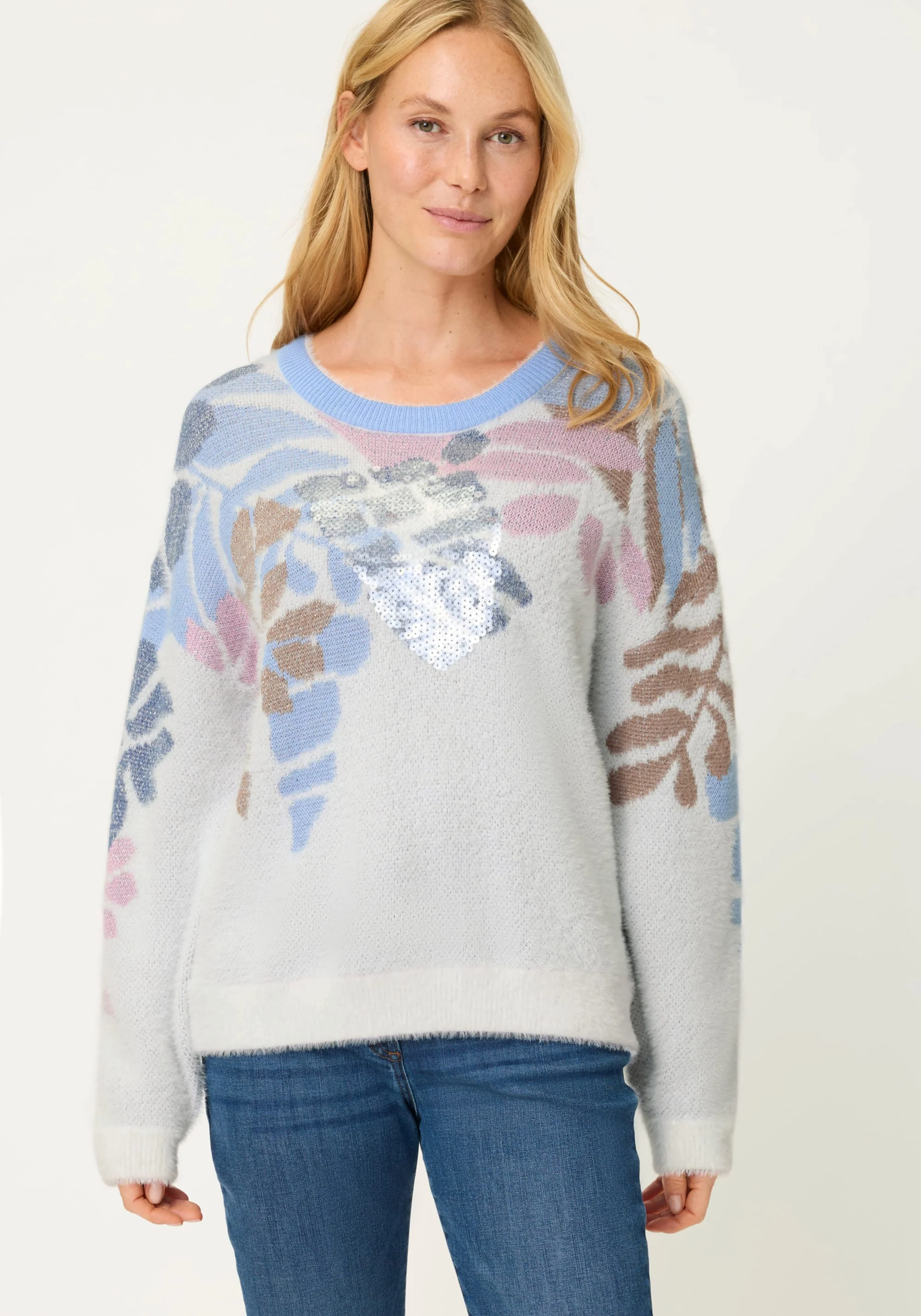 Floral Plush Sweater - Image 3