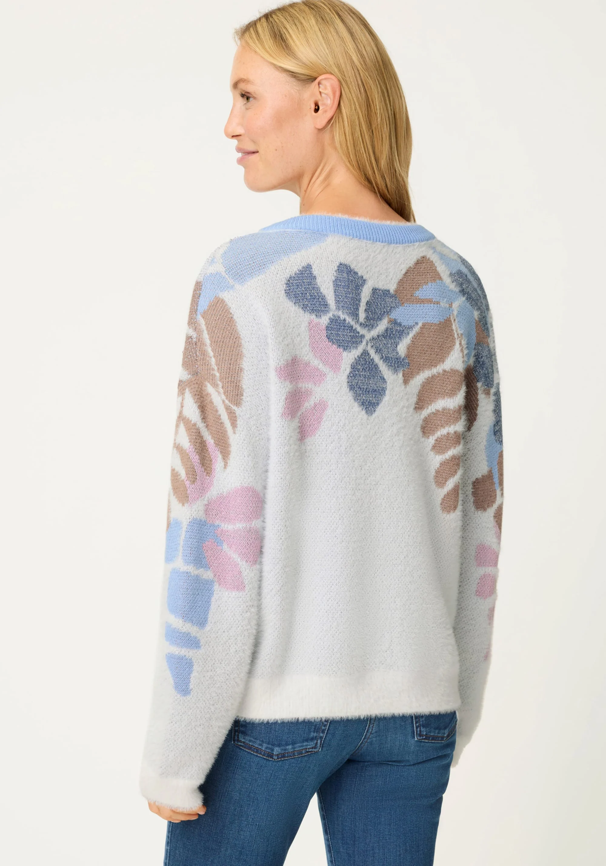 Floral Plush Sweater - Image 4