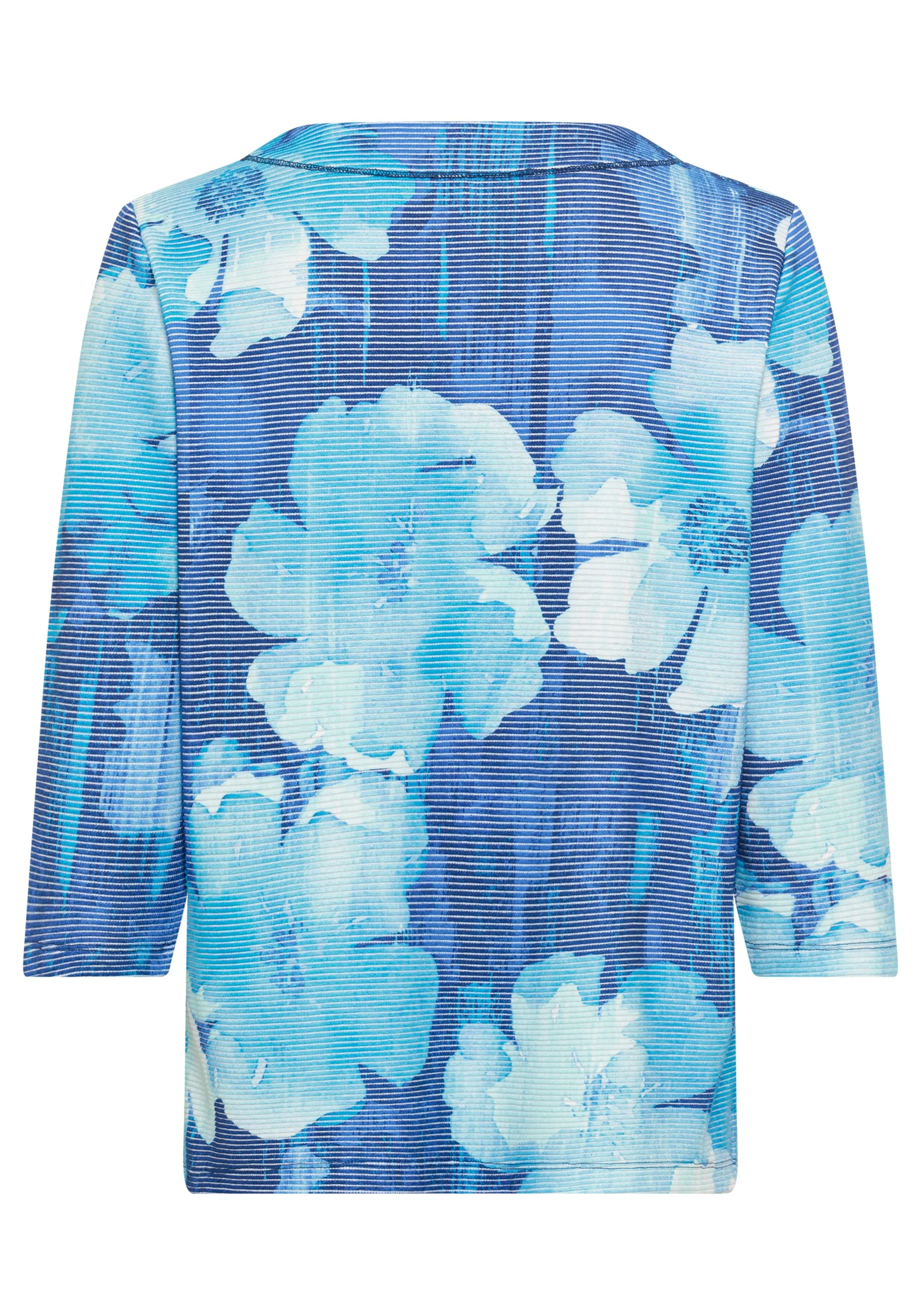 Floral Rib Knit Jersey Top - Image 5