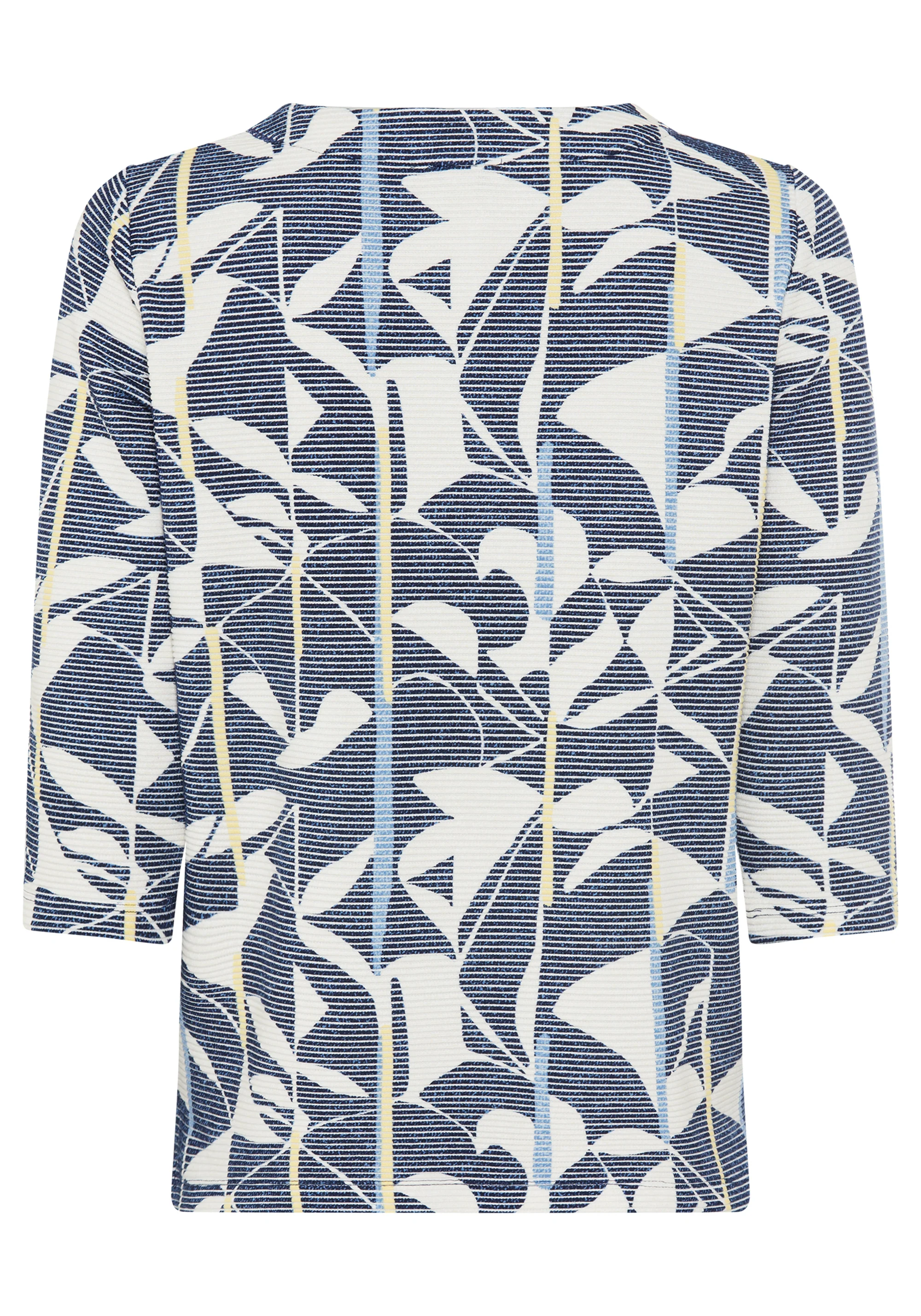 Floral Rib Knit Jersey Top - Image 4