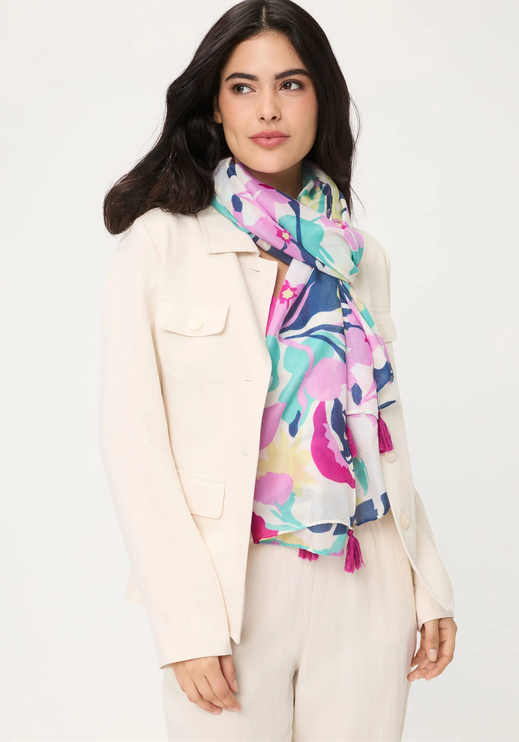 Floral Scarf - Image 2