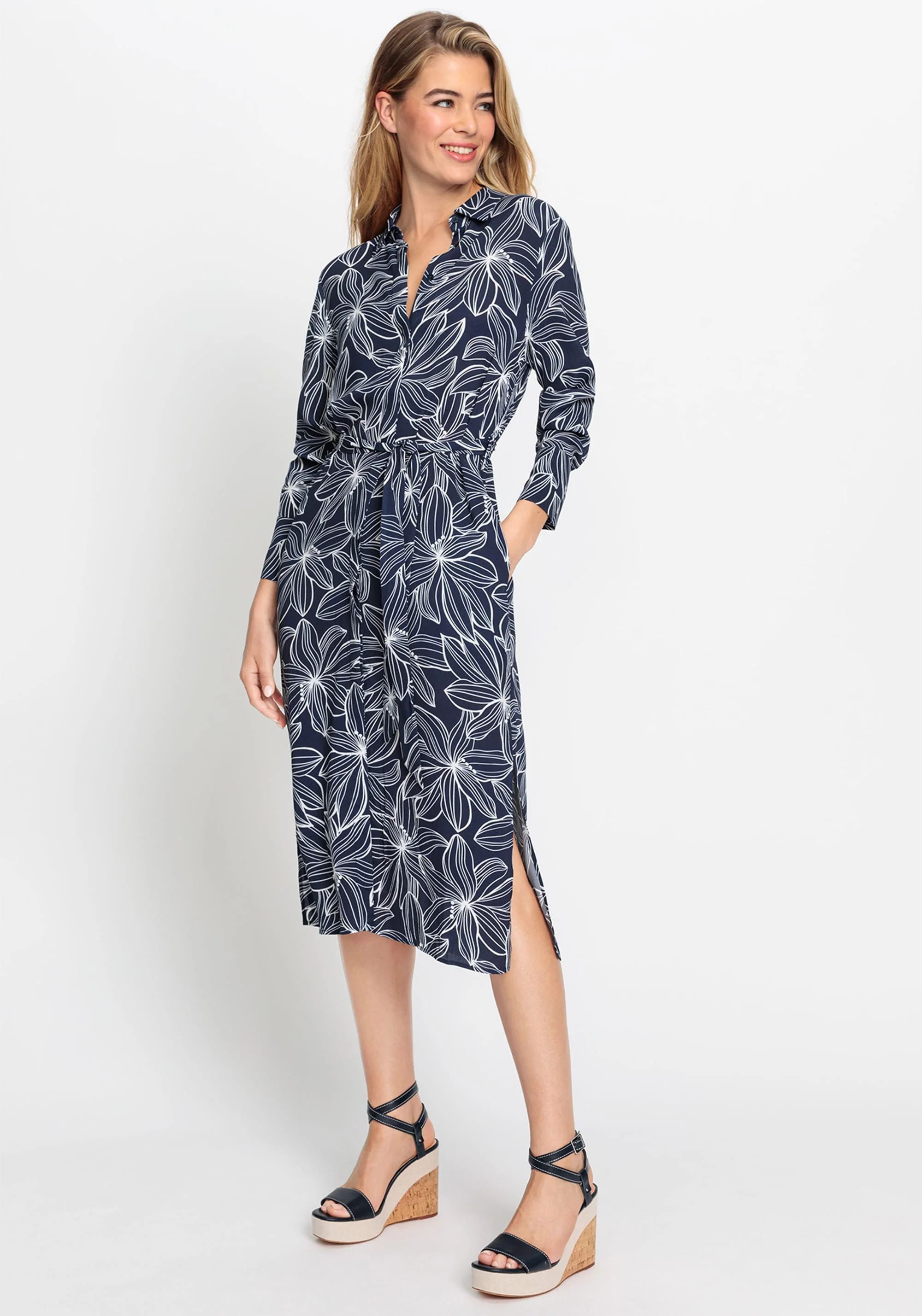 Floral Shirt Dress - Image 2