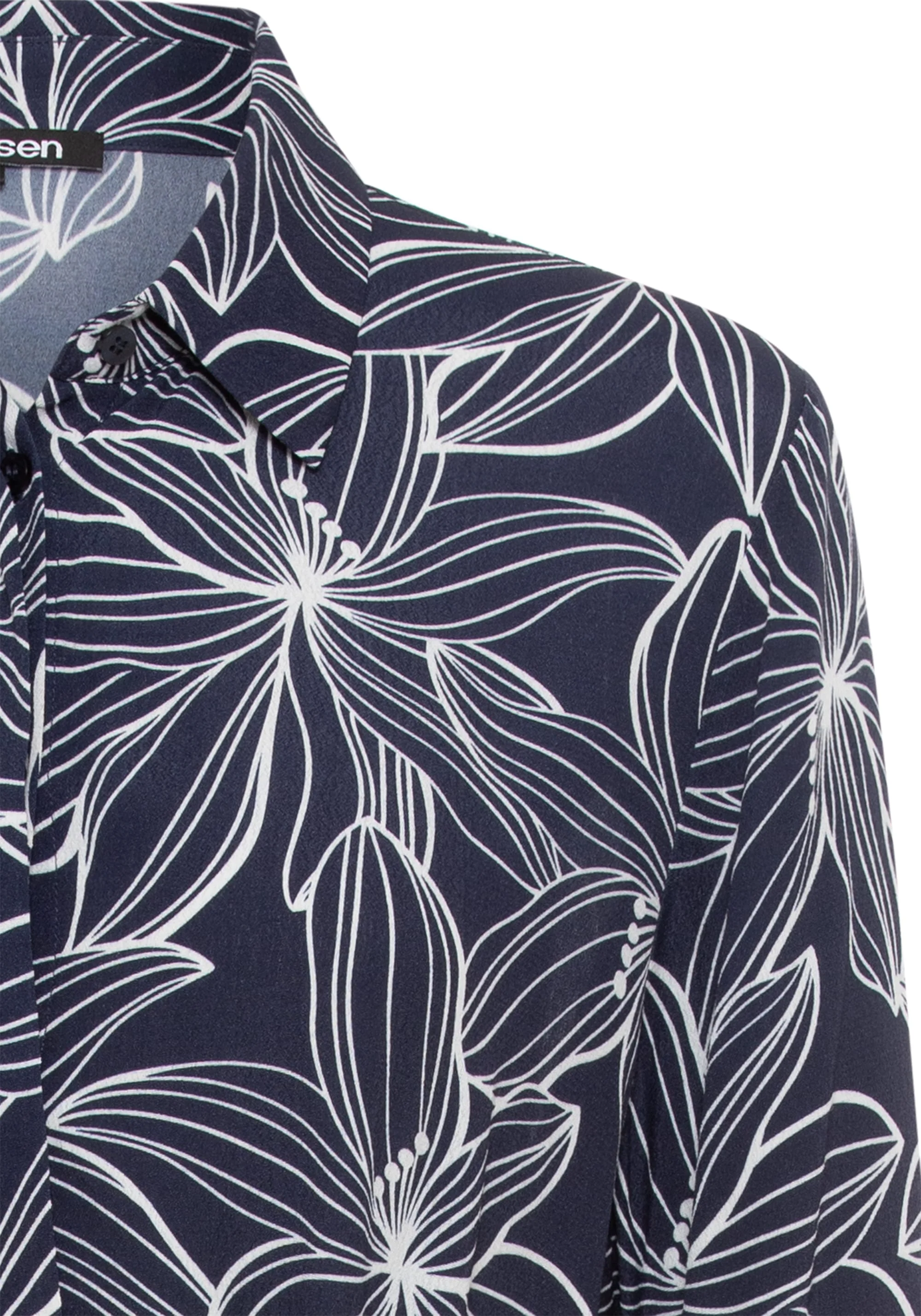 Floral Shirt Dress - Image 4
