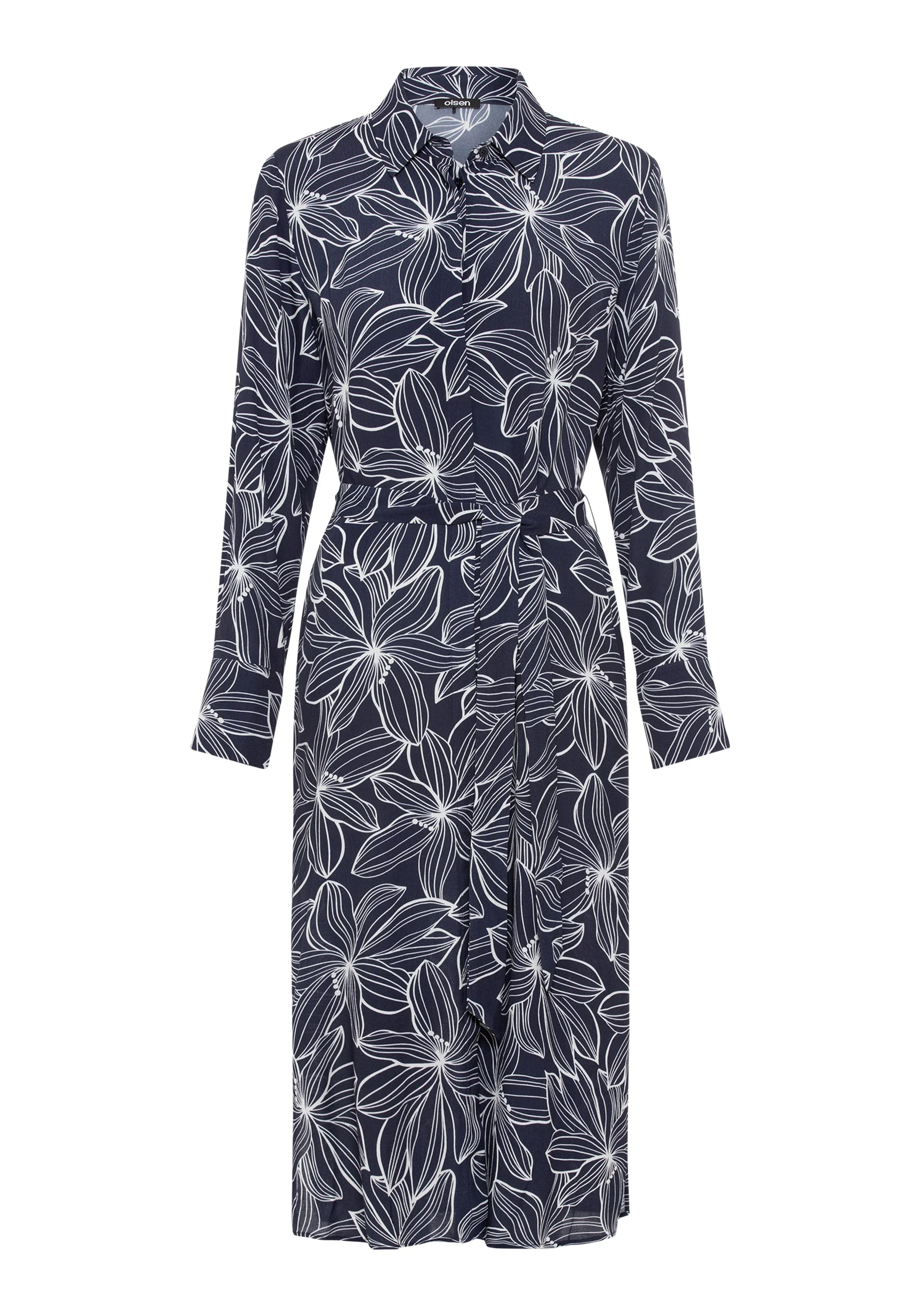 Floral Shirt Dress - Image 6