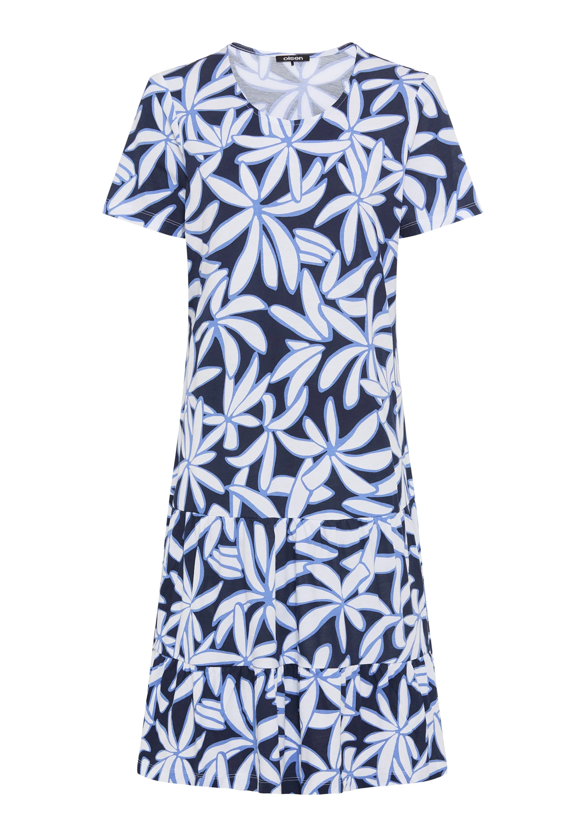 Floral Tiered T-Shirt Dress - Image 5