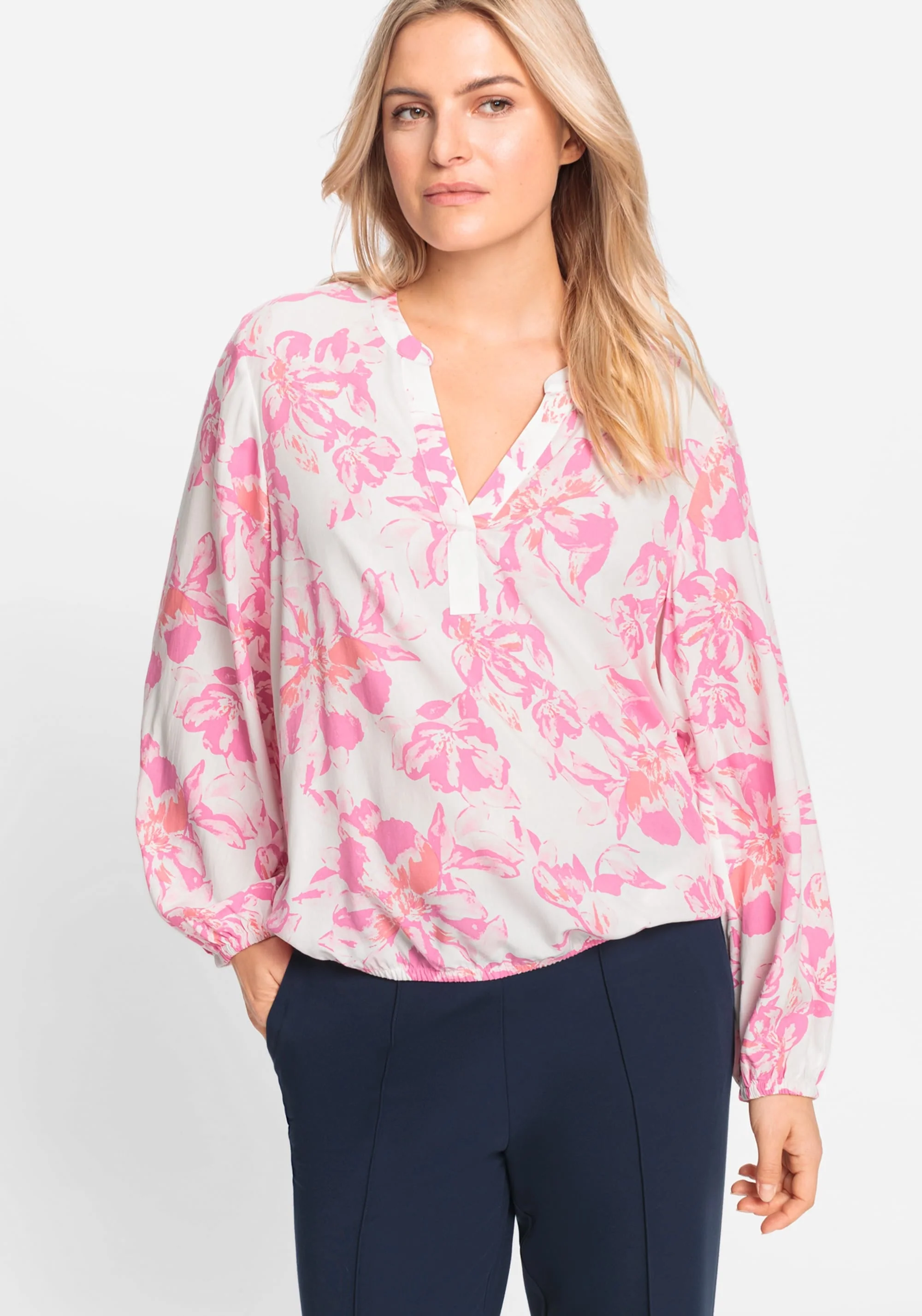 Floral Tunic Blouse - Image 2