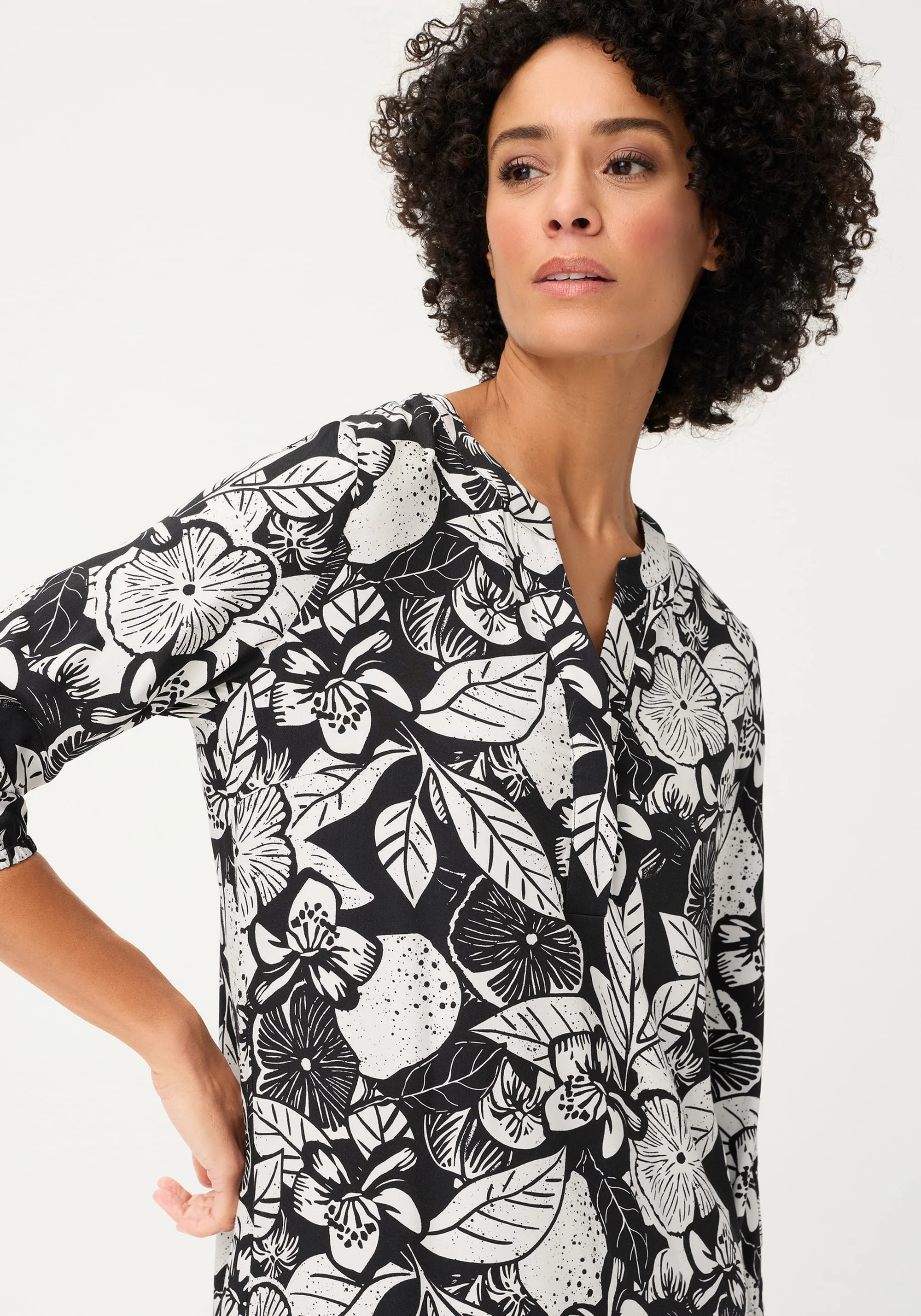 Floral Tunic Dress - Image 4