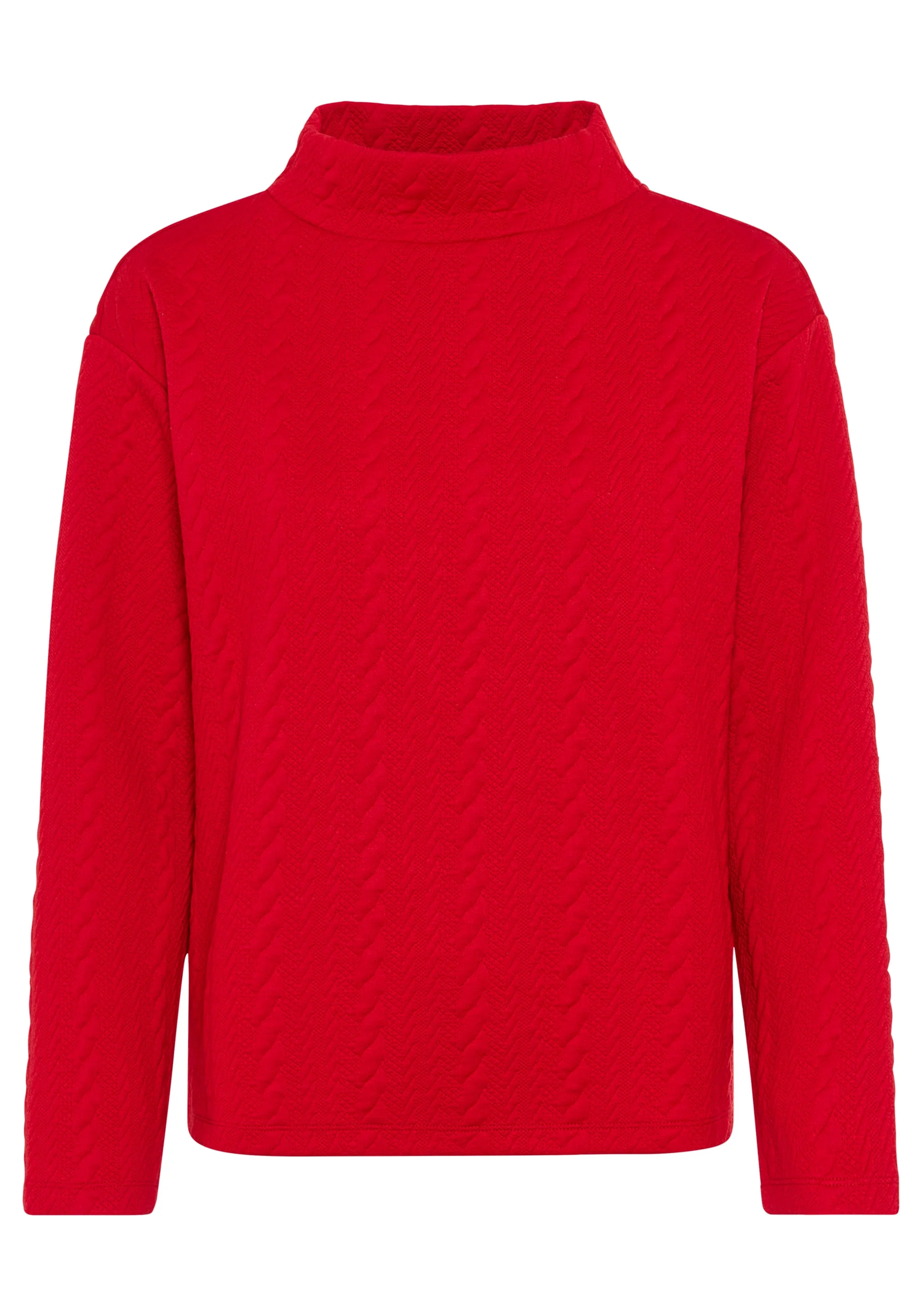 Funnel Neck Textured Jersey - Image 6