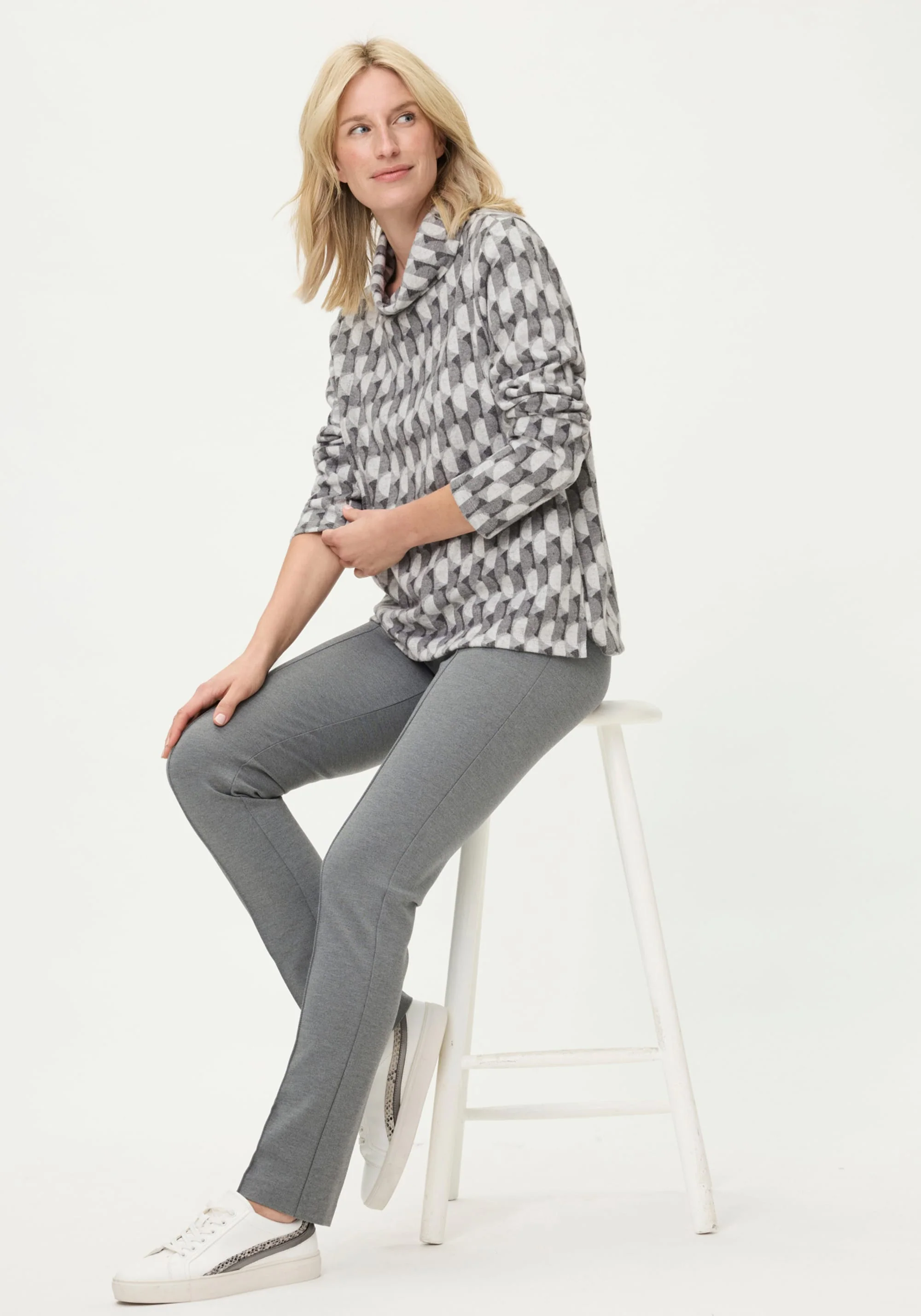 Geo Jersey Top - Image 5