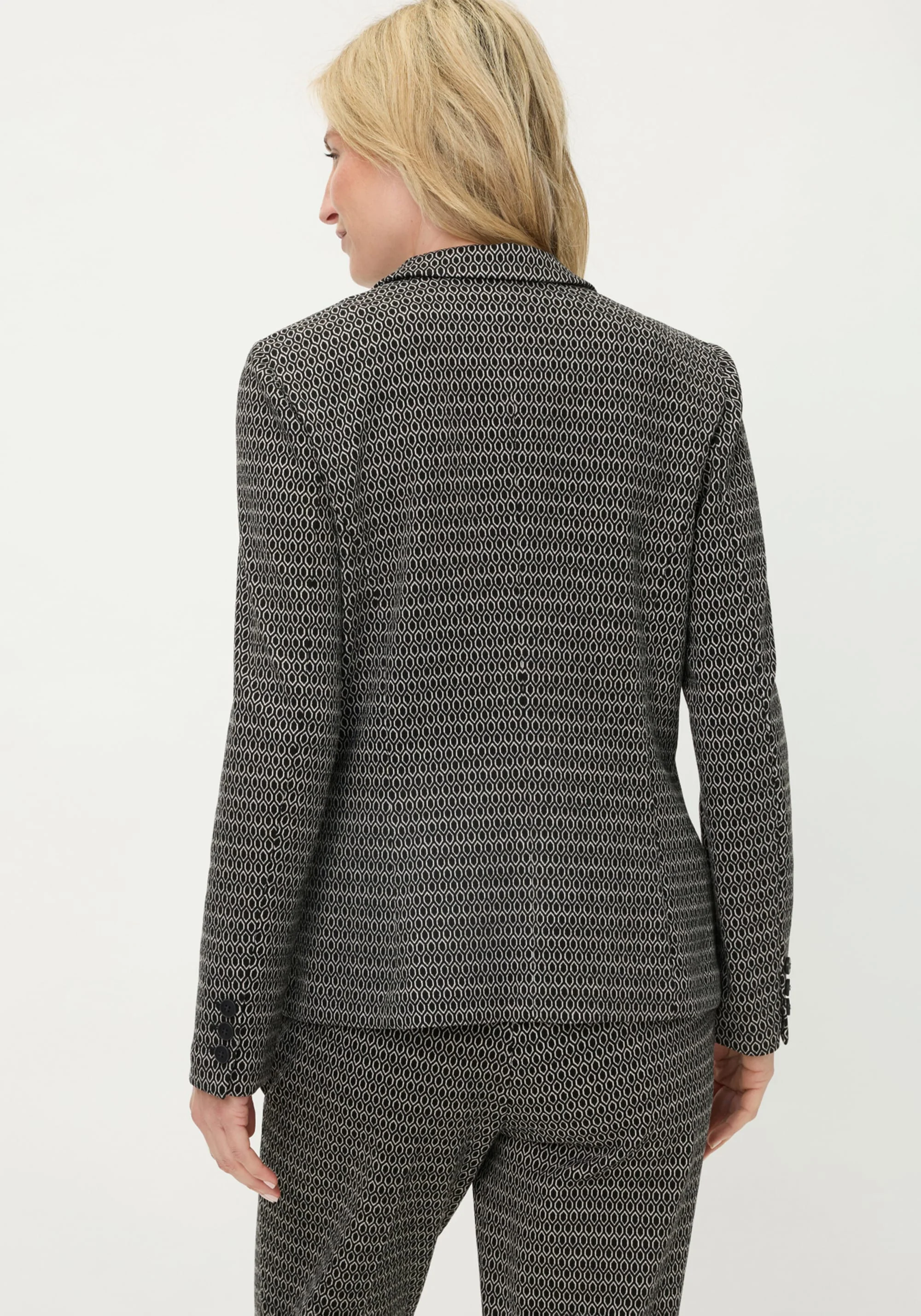Geo Knit Blazer - Image 2