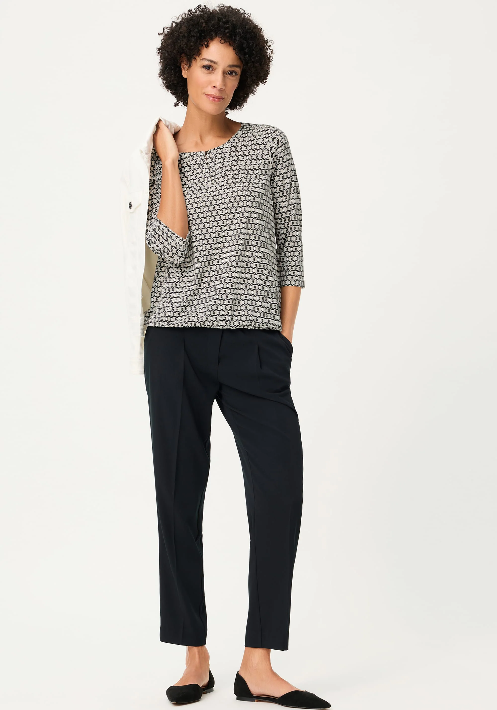 Geo Print T-Shirt - Image 4