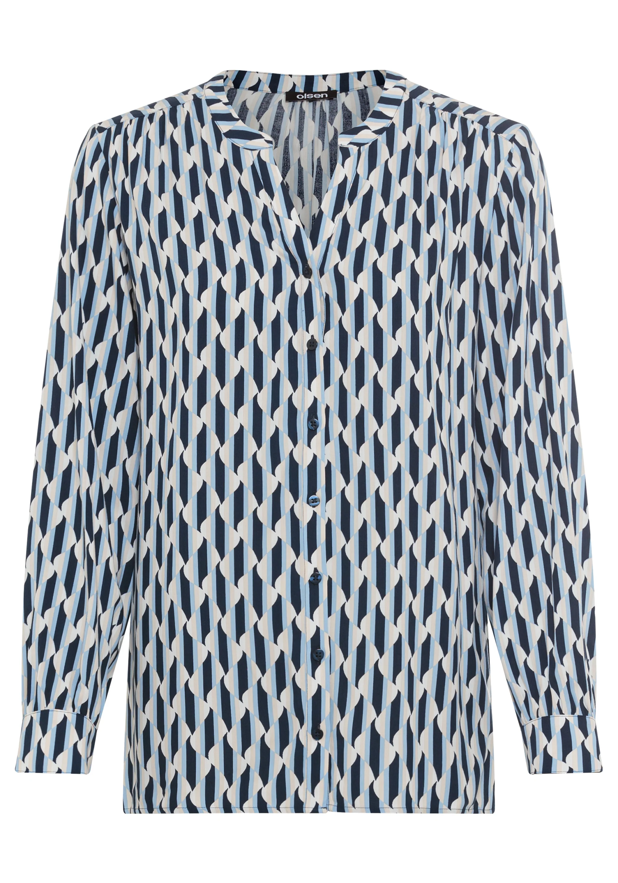 Geo Print Tunic Shirt - Image 3
