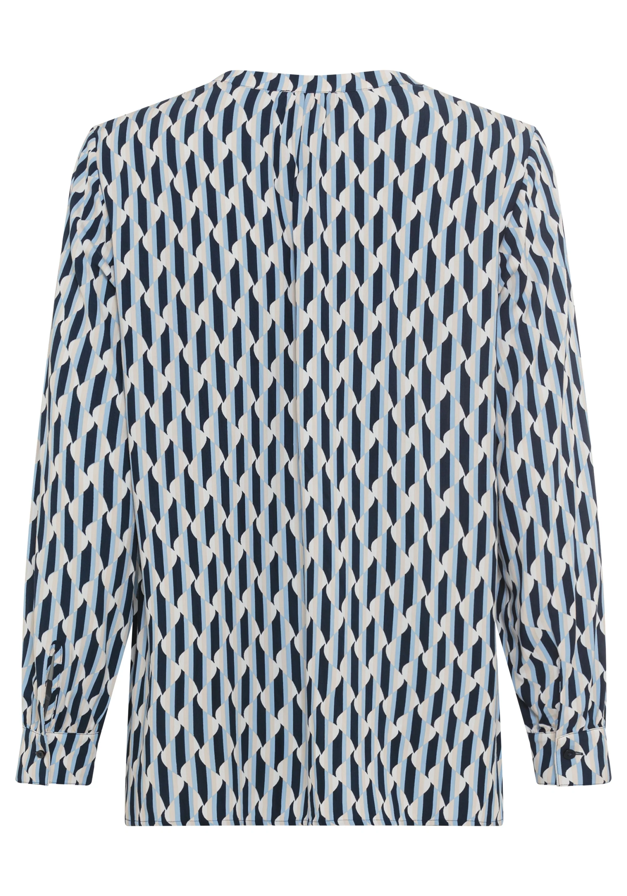 Geo Print Tunic Shirt - Image 4