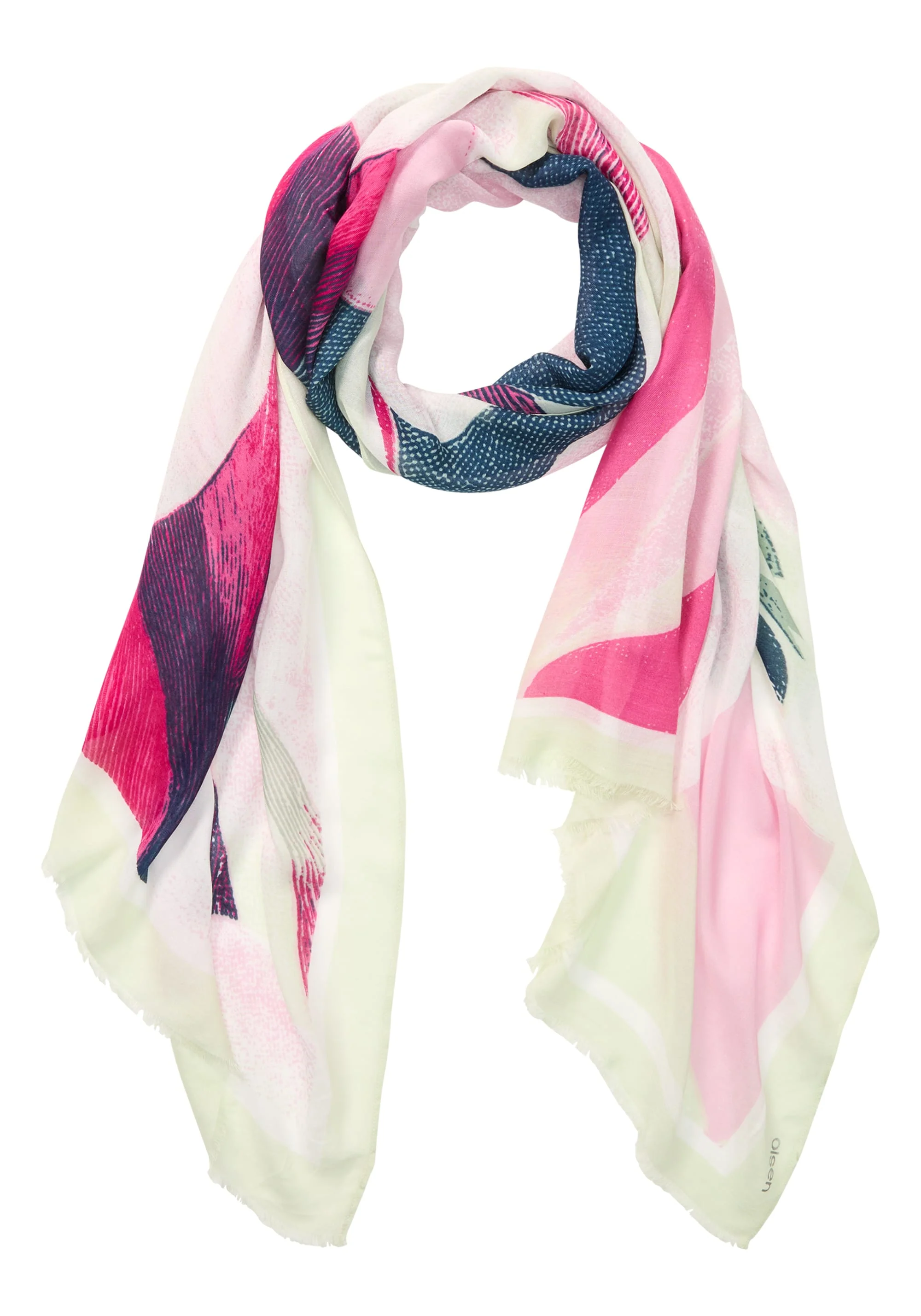 Graphic Floral Scarf - Image 3