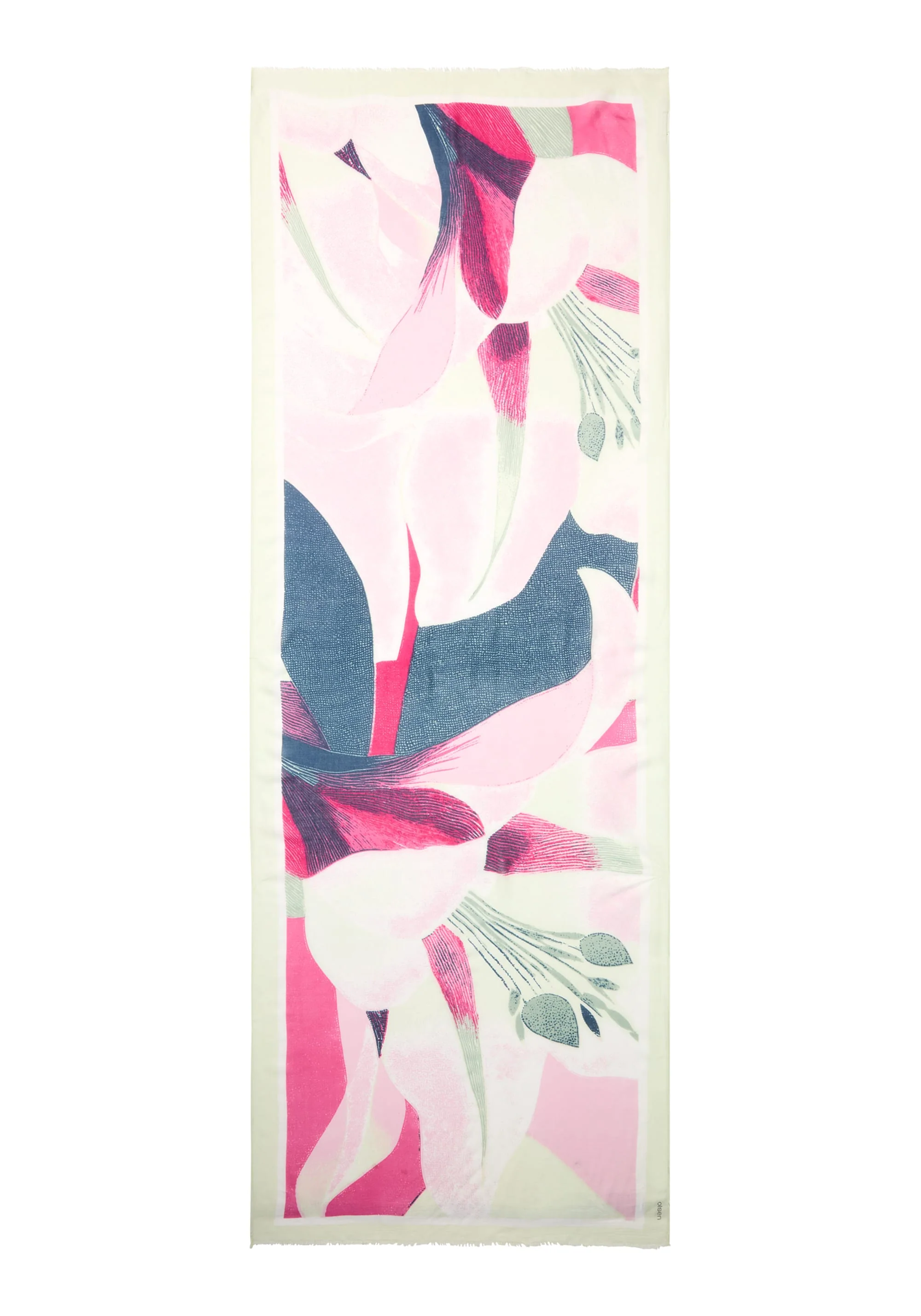 Graphic Floral Scarf - Image 4