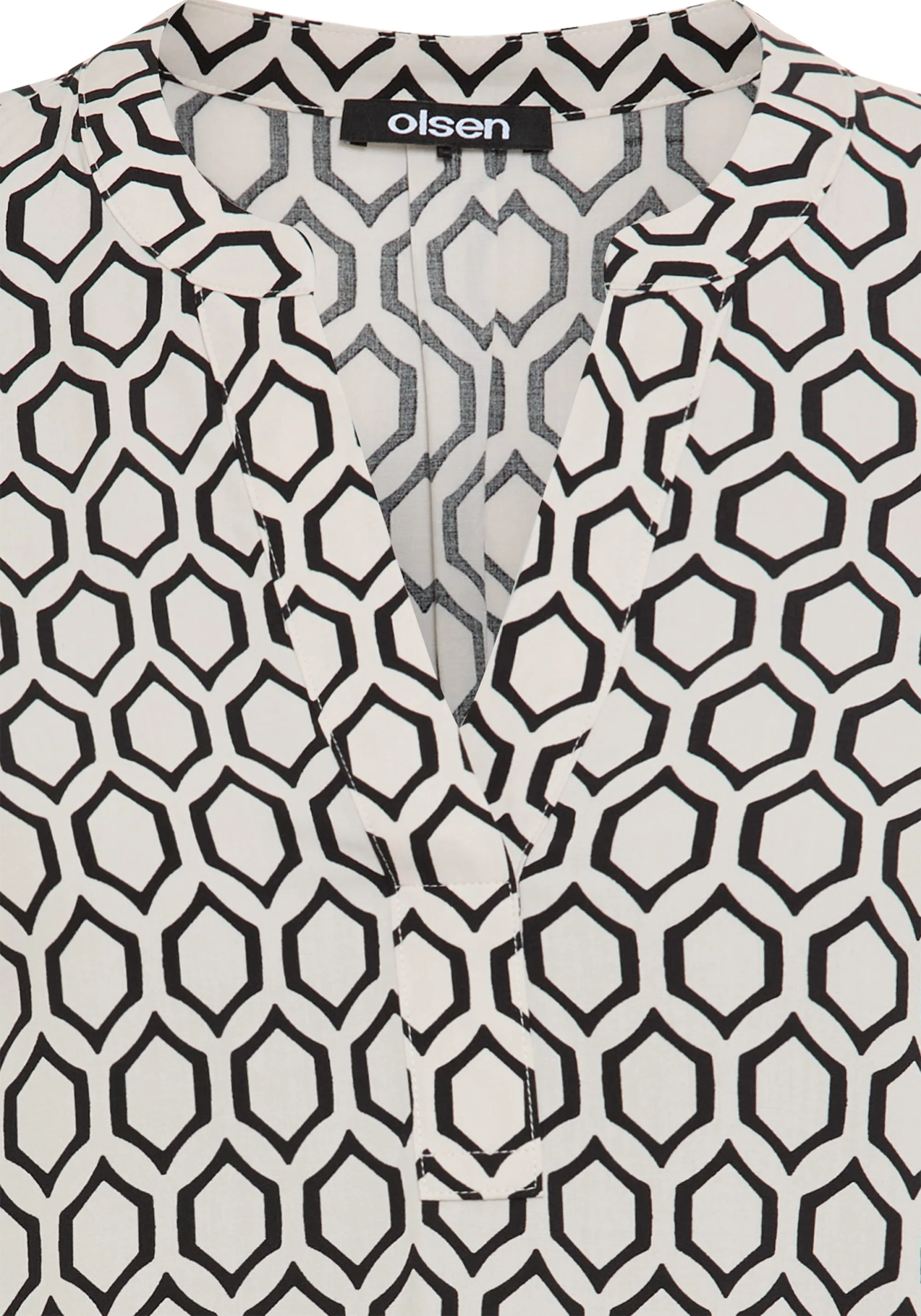 Graphic Tunic Blouse - Image 7